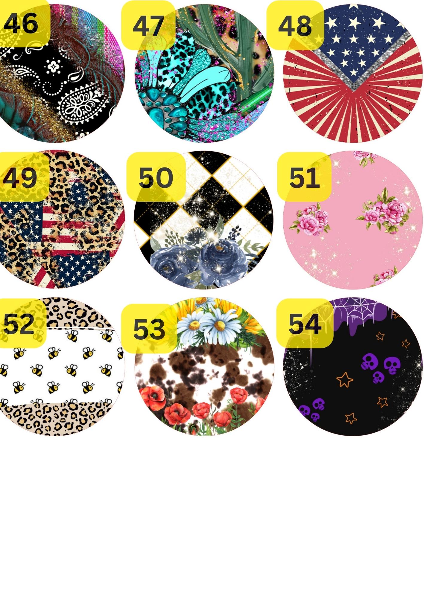 Round Cardstocks (2) Listing #21-40