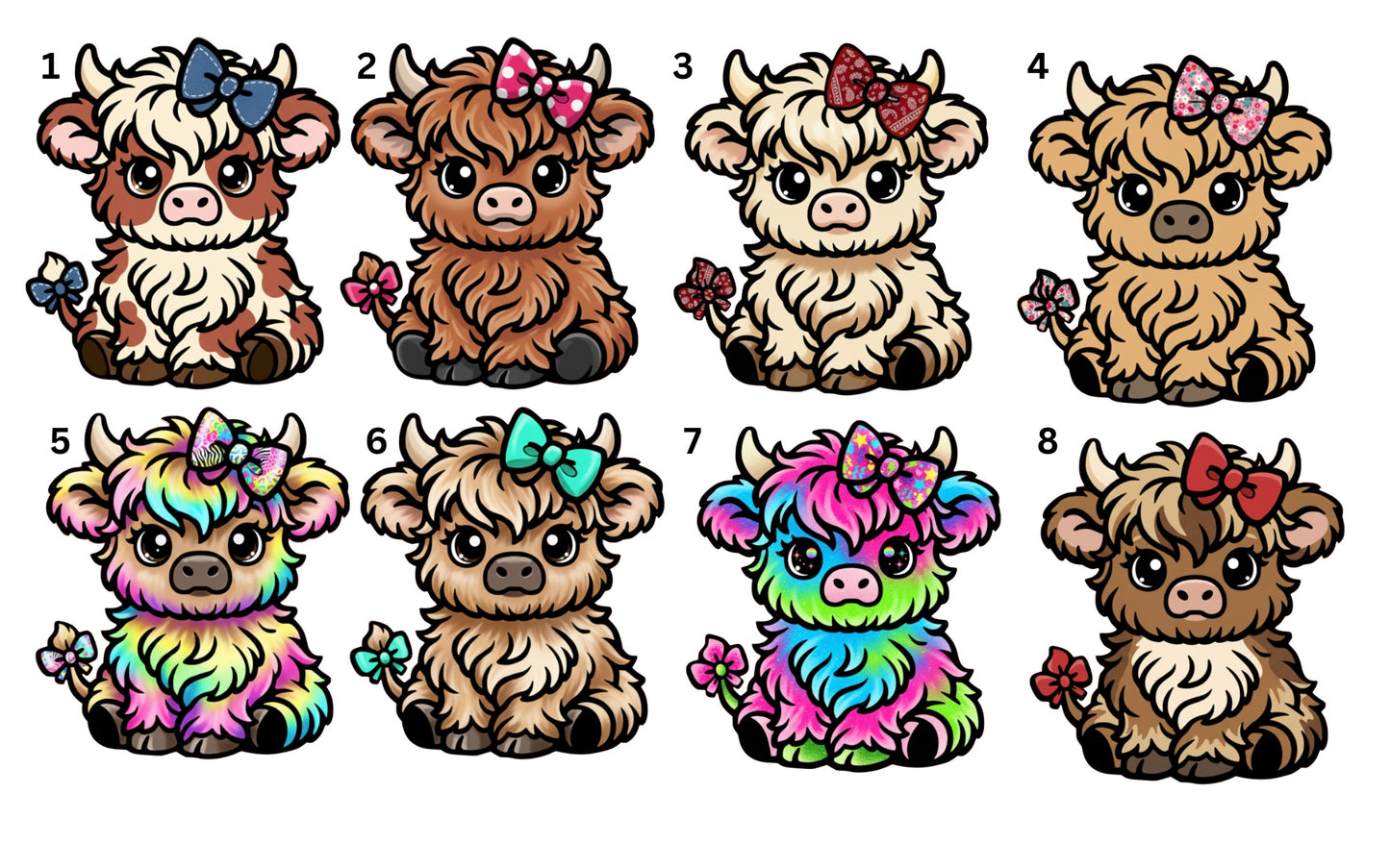 Cute Highland Cow Silicone Mold