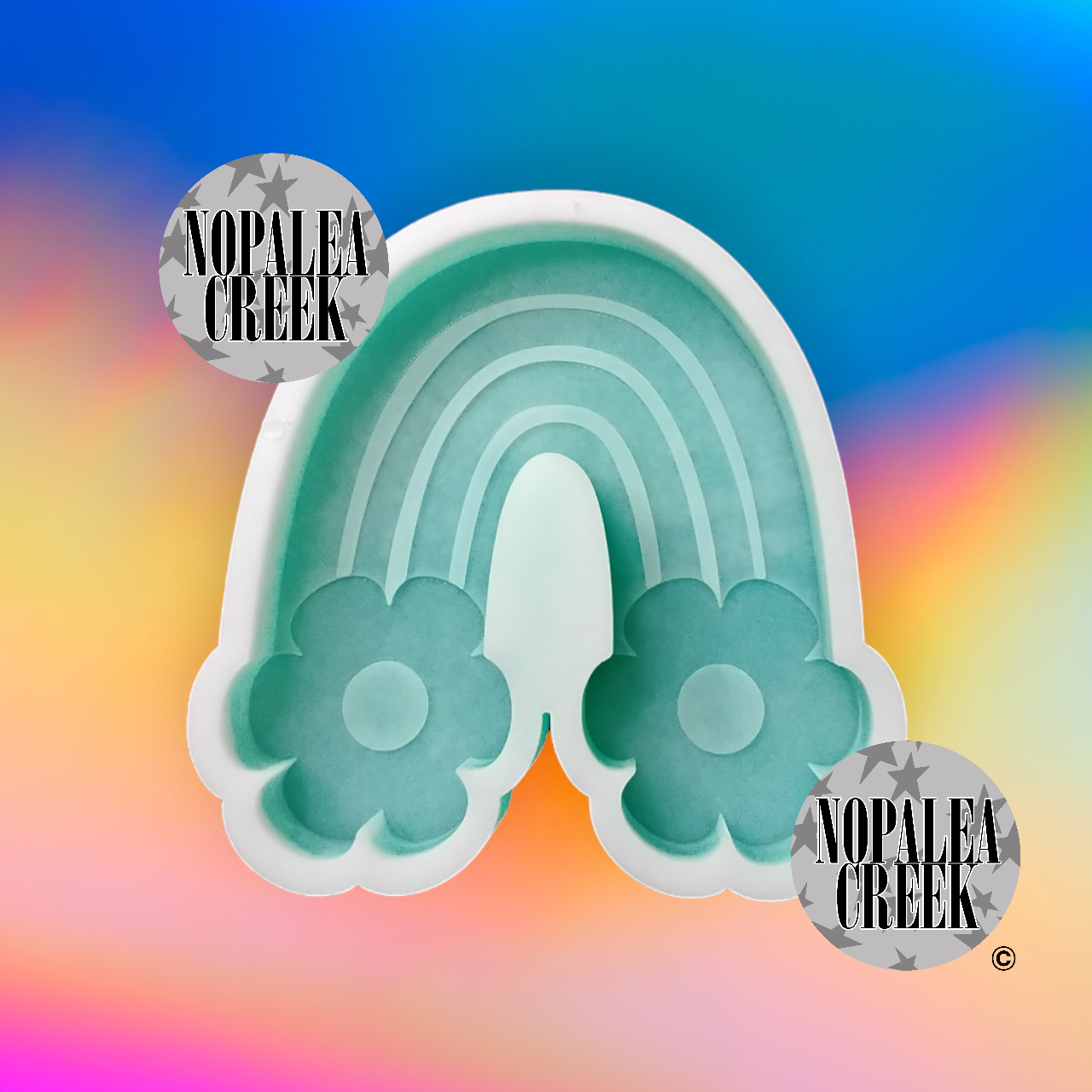 Rainbow Daisy Silicone Mold©