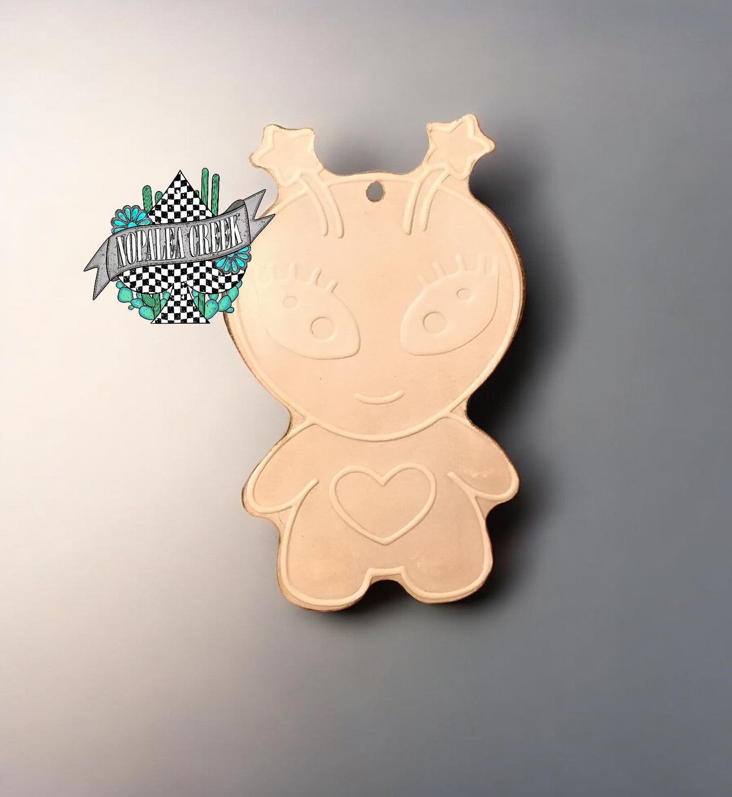 Cute Alien Leather Charms (SET OF 4)