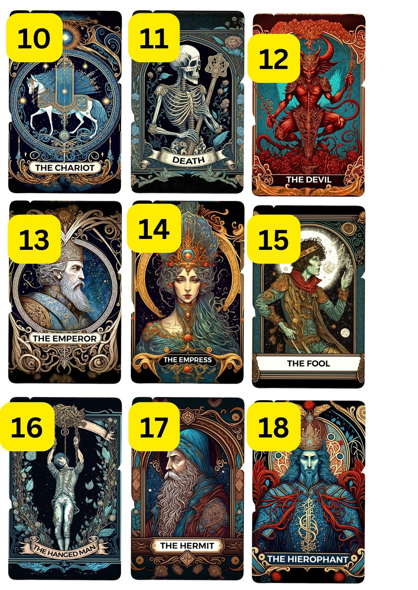 Tarot Card (1) Cardstock Listing Nopalea Creek Mercantile