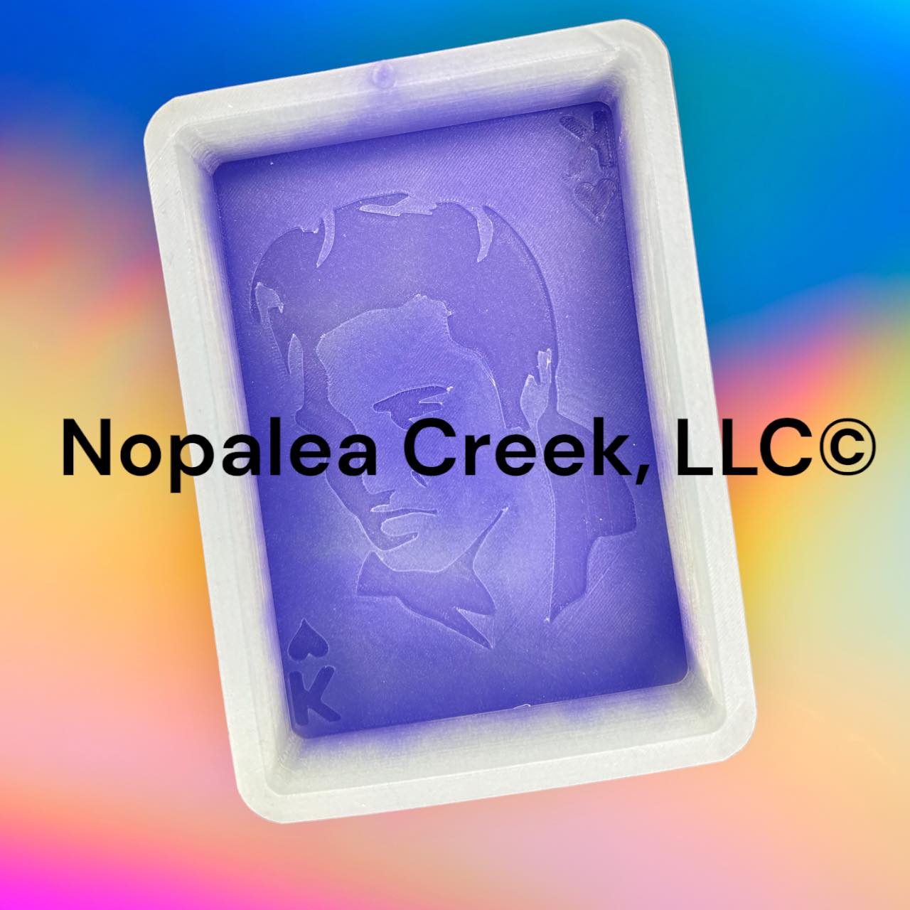 Elv. King Card Silicone Mold©