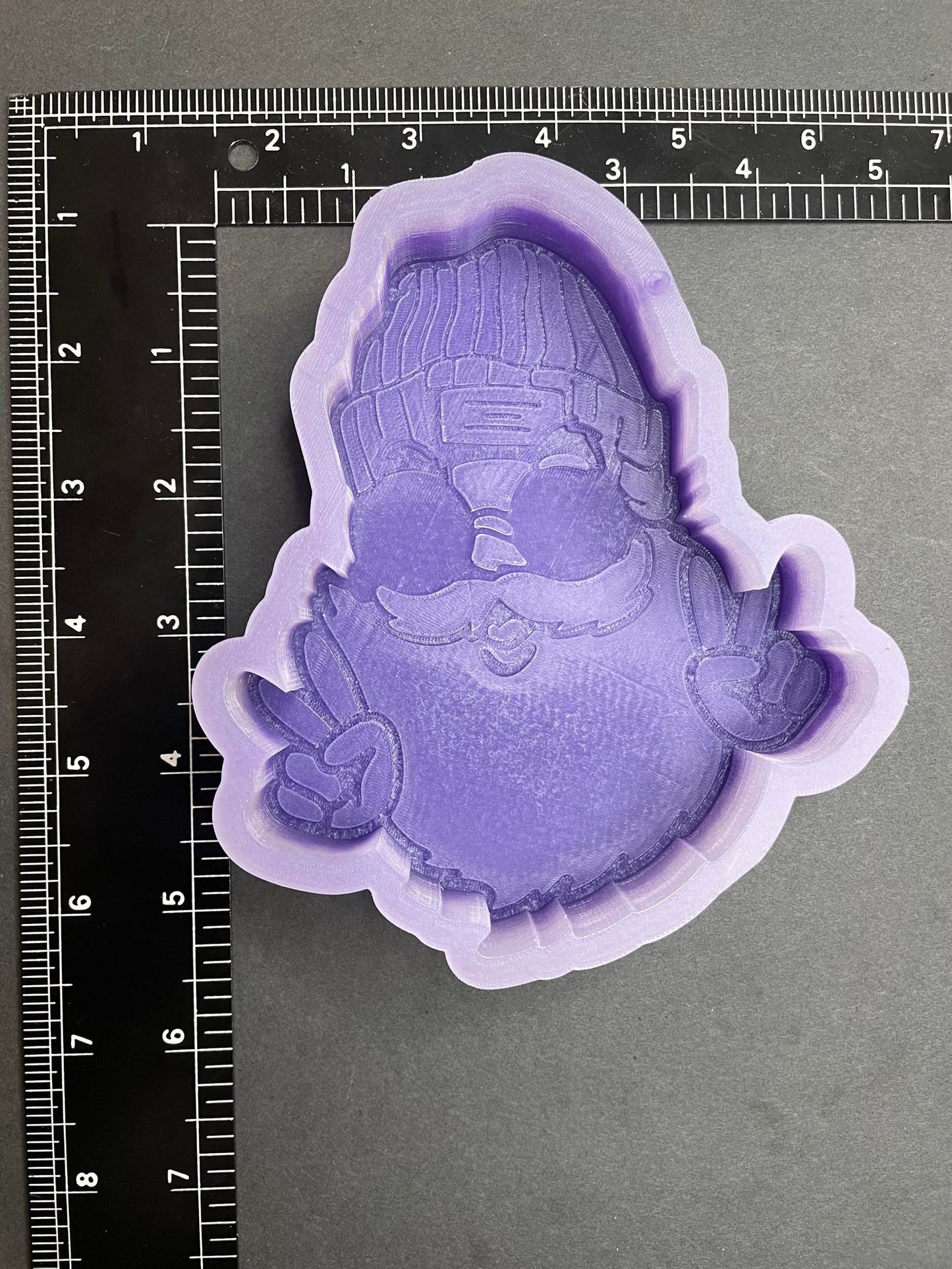 Hipster Santa Silicone Mold