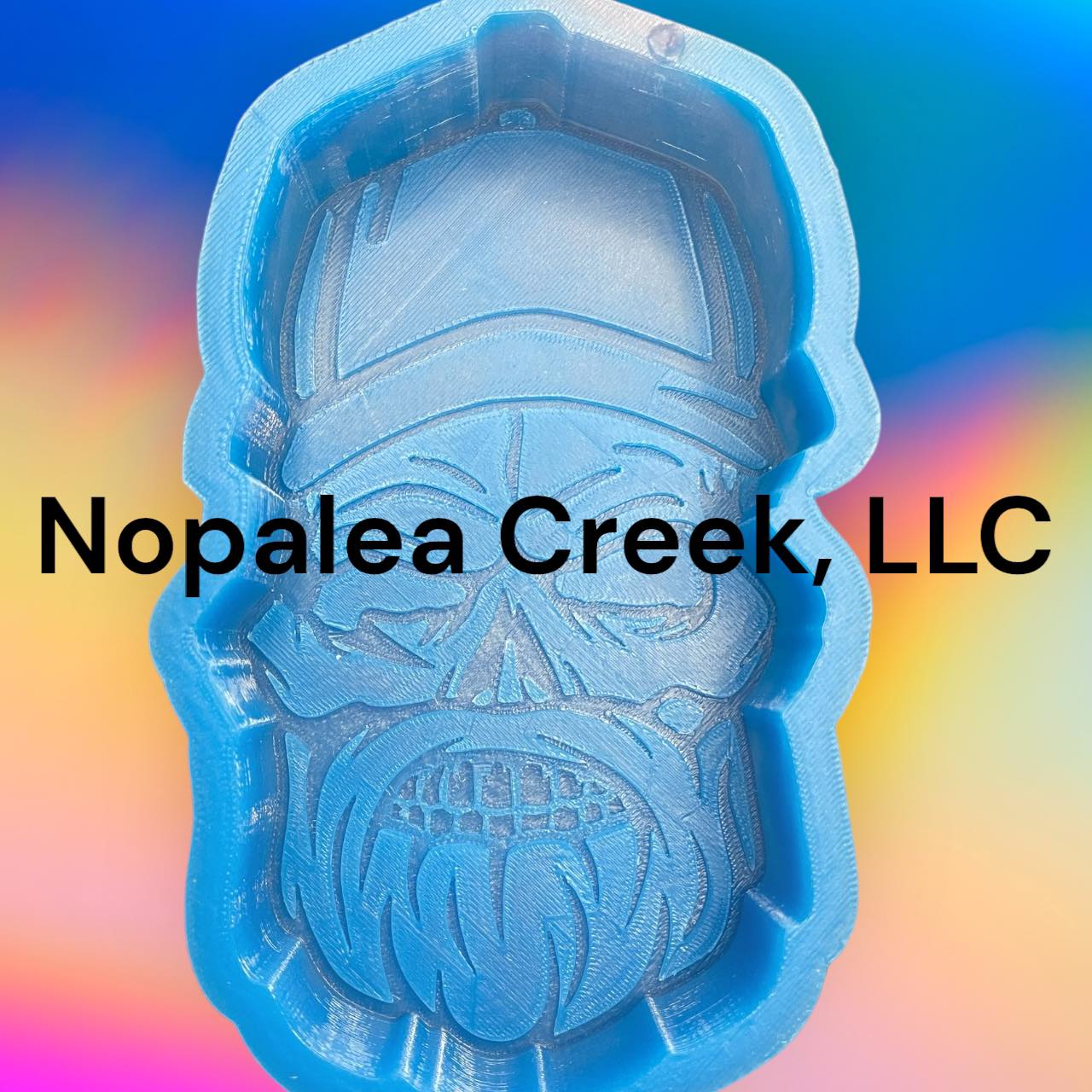 Bearded Skull Silicone Mold