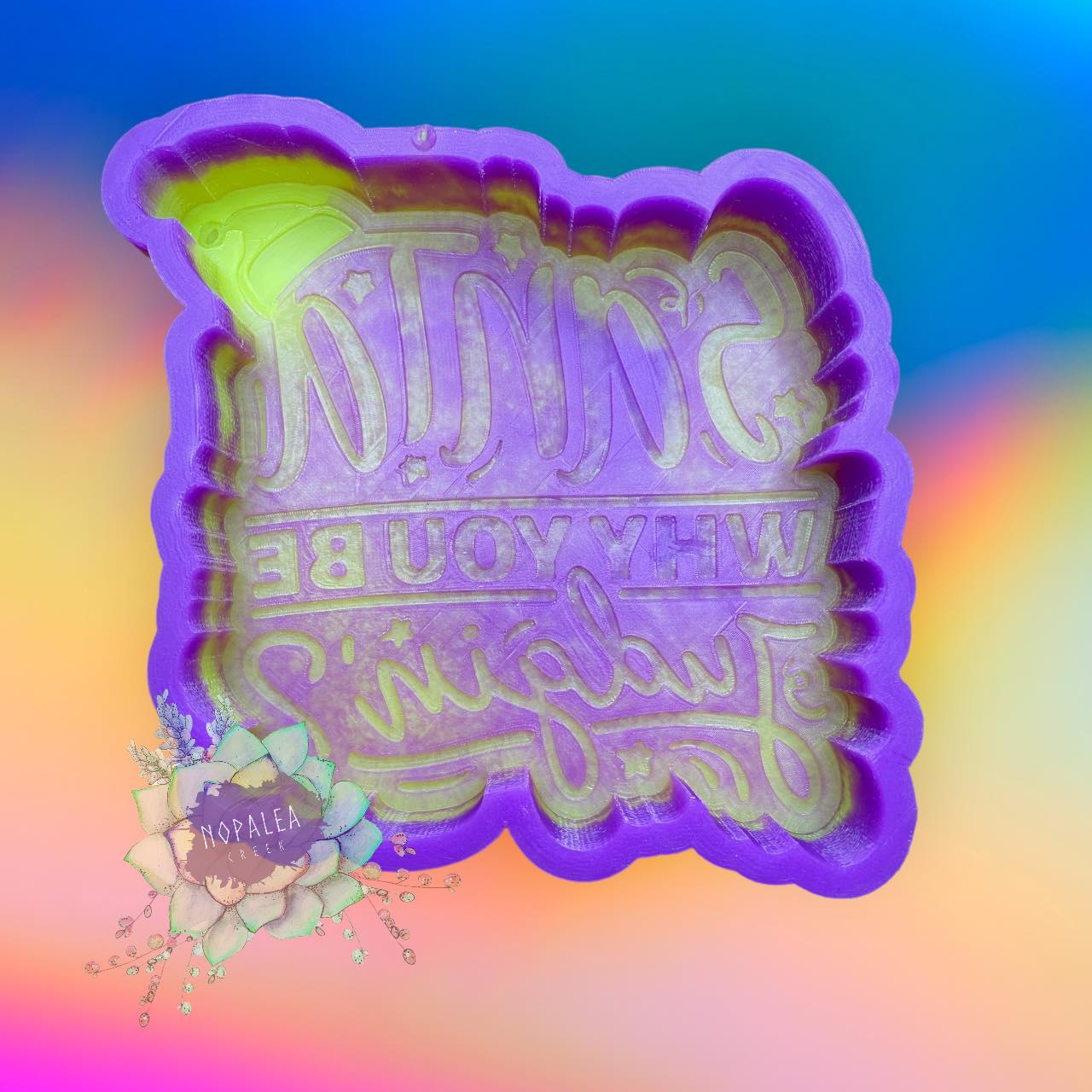 Santa why you Judgin' Silicone Mold