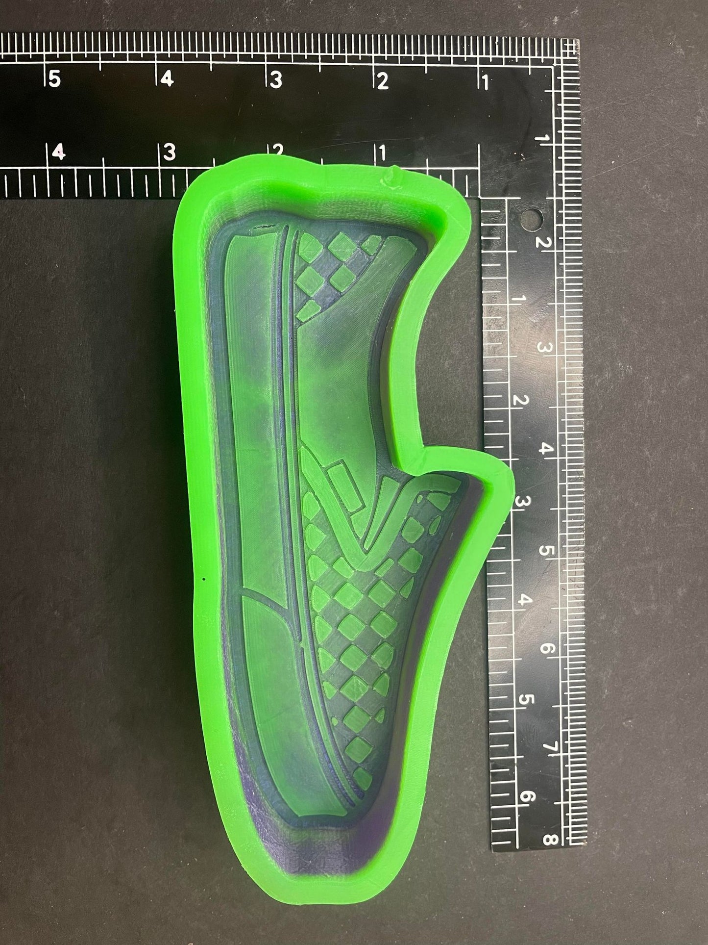 Checkered Shoes Silicone Mold