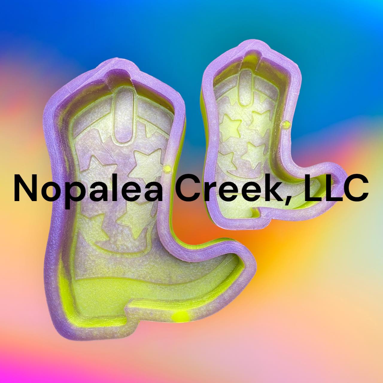 Star Boots Silicone Mold