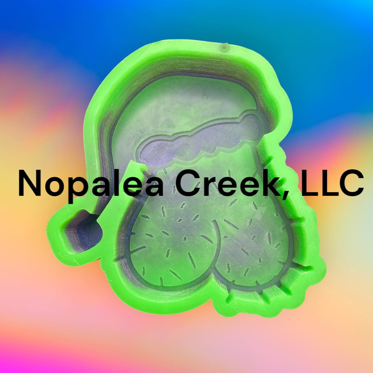 Hairy Balls Christmas Silicone Mold