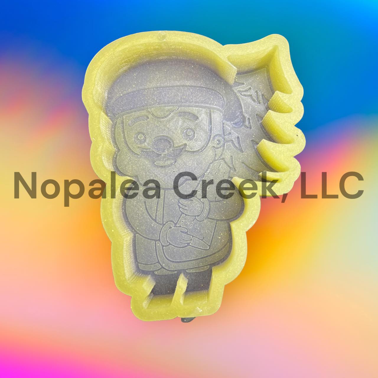 Lumberjack Santa Silicone Mold