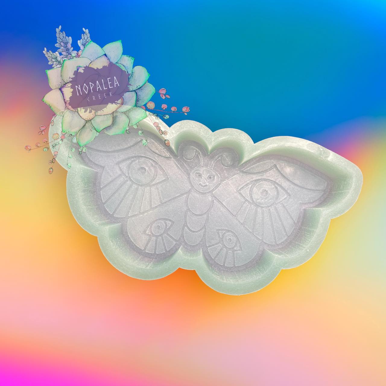 Evil Eye Butterfly Silicone Mold