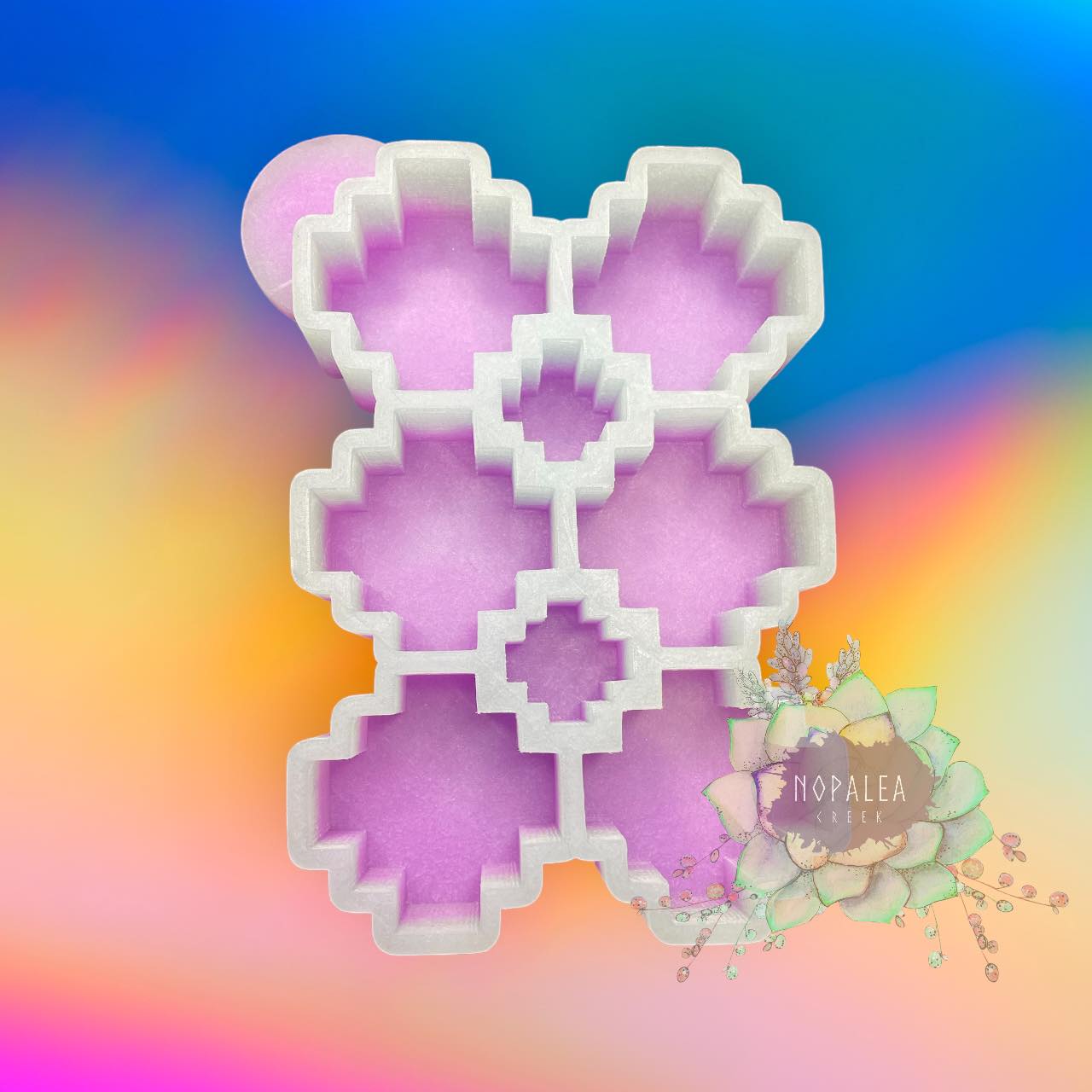 (B1603) Southwestern 2 - WAX MELT MOLD