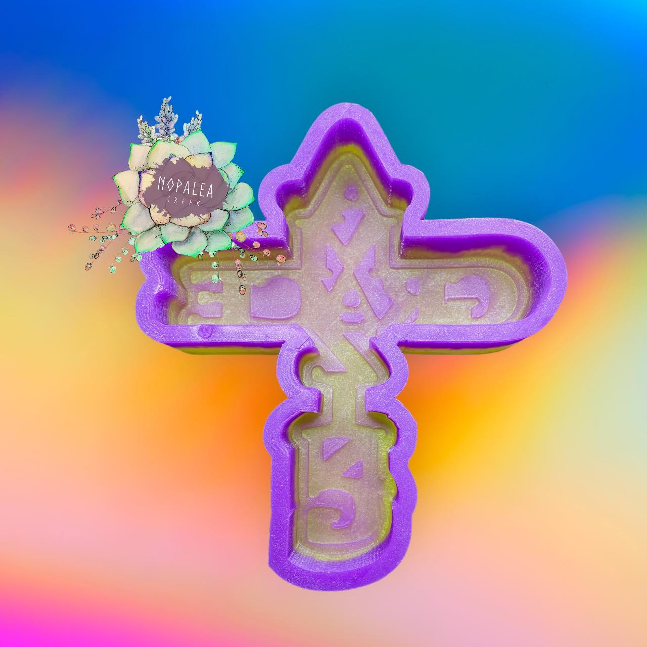 Amazing Grace Cross Silicone Mold
