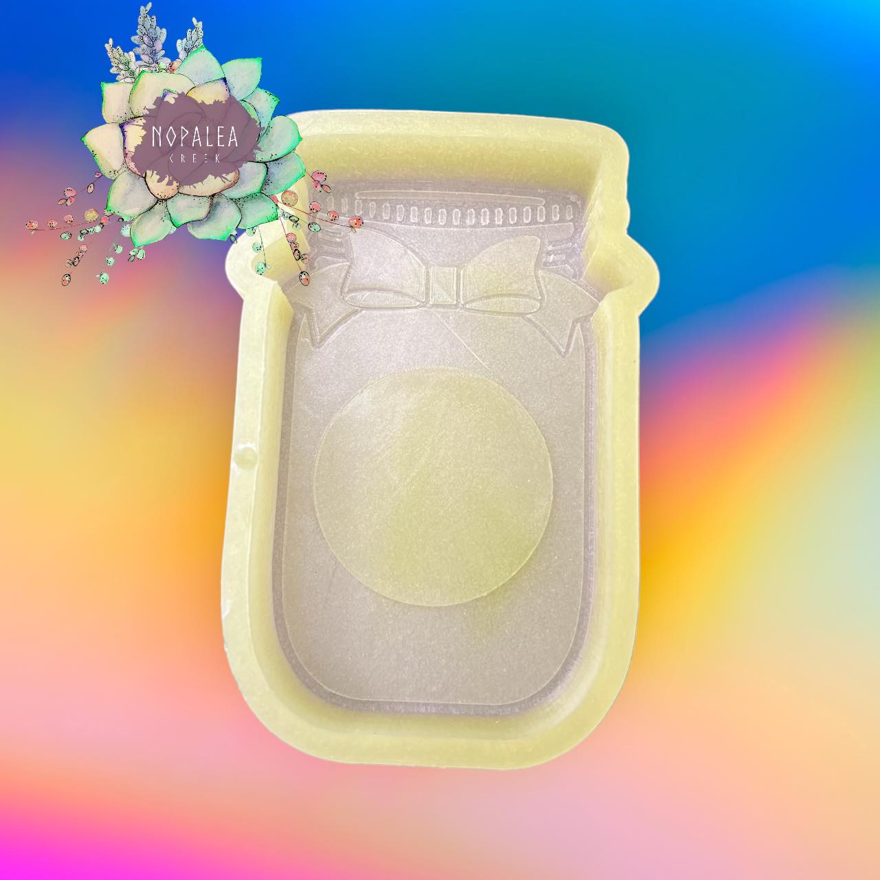 Bow Mason Jar Silicone Mold