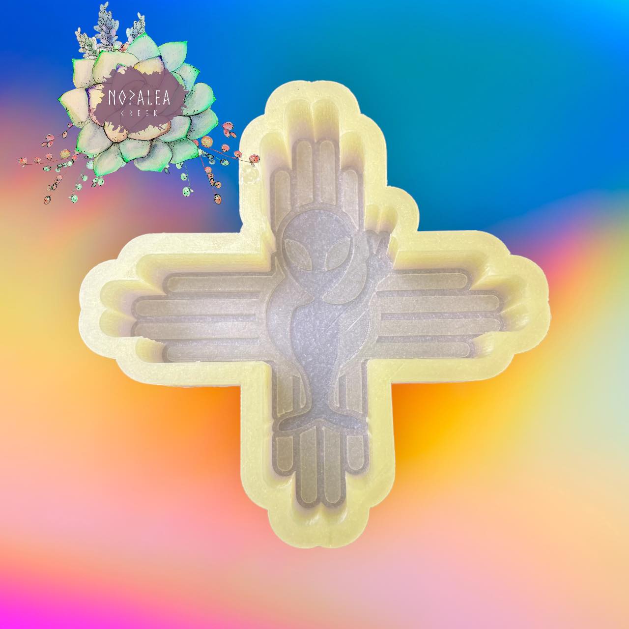 Peace Alien Zia Silicone Mold