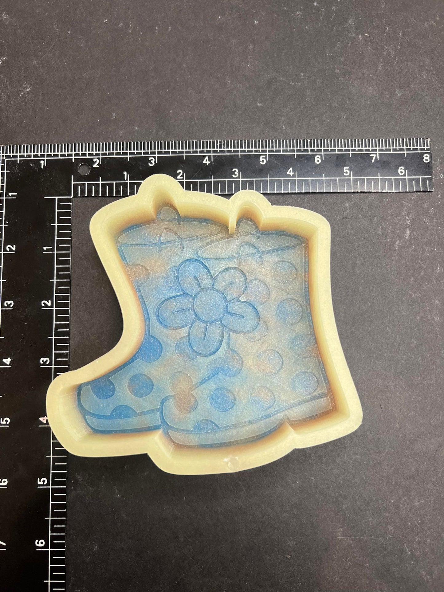 Rainy Day Daisy Boots Silicone Mold©