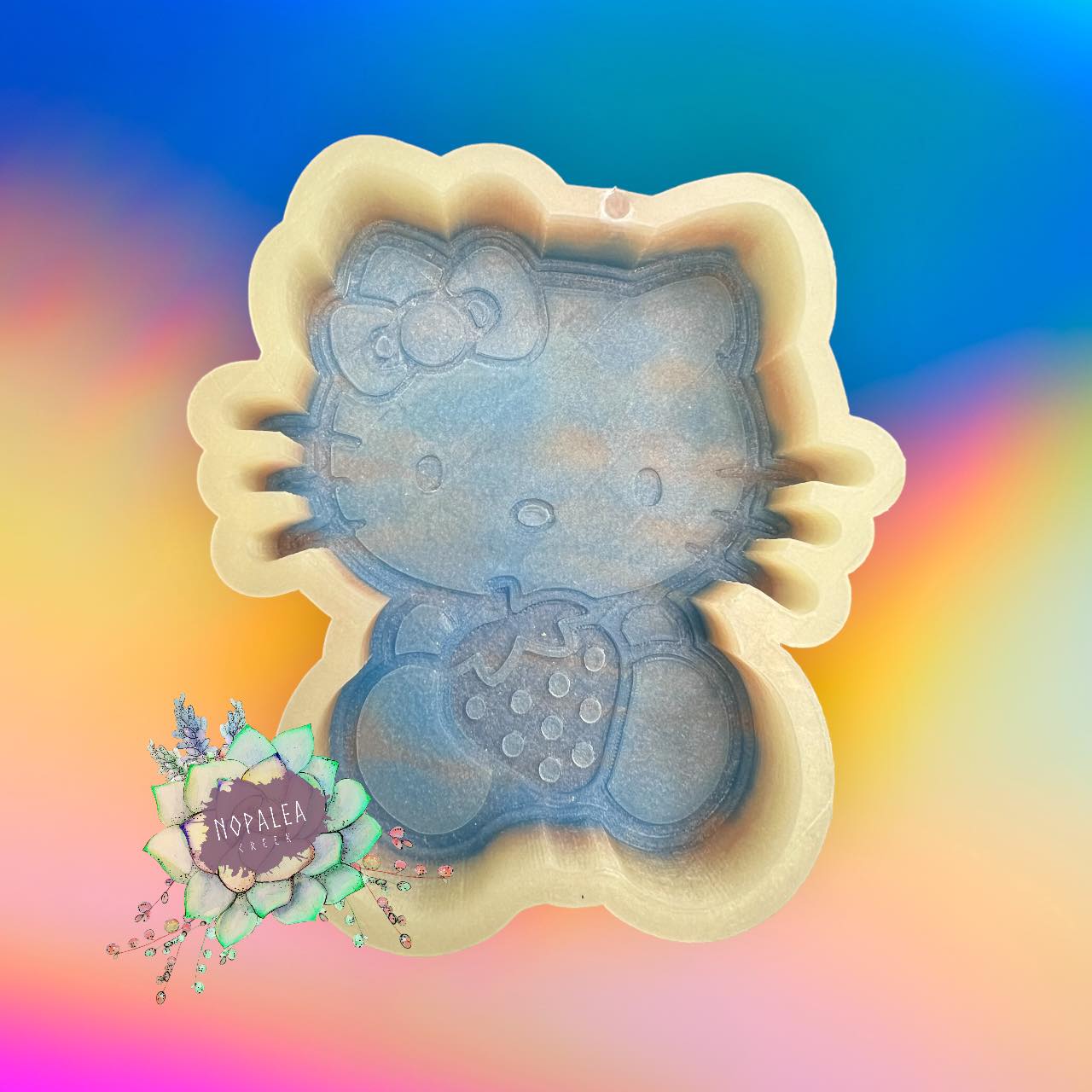 Kitty Strawberry Silicone Mold