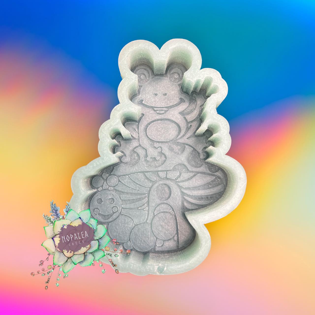 Frog and Caterpillar Silicone Mold