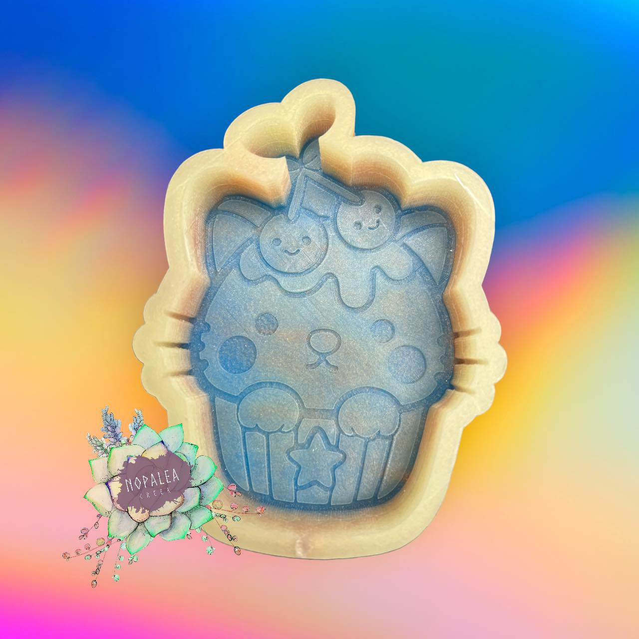 Kitty Cupcake Silicone Mold