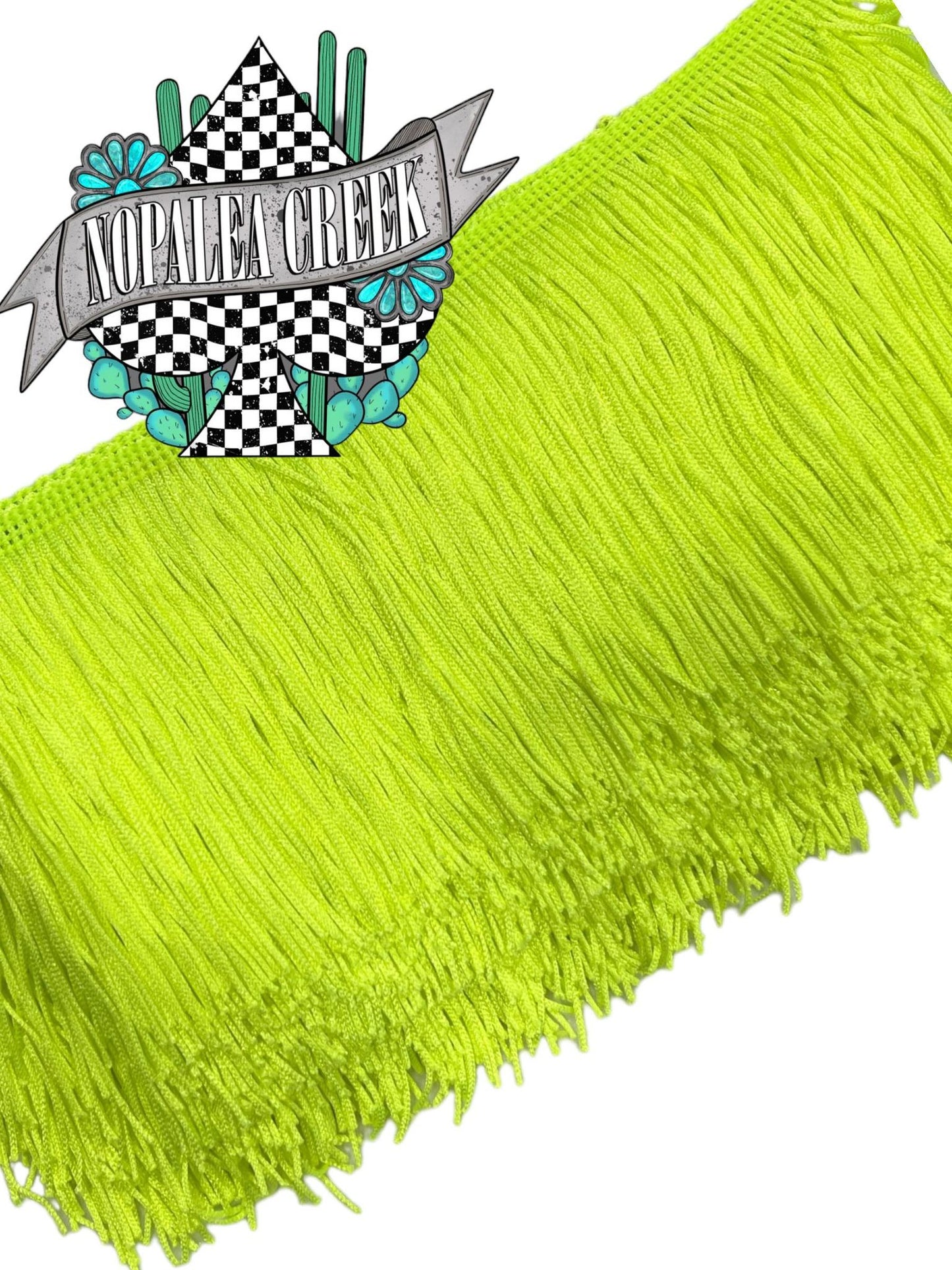Highlighter Yellow 4" Fringe