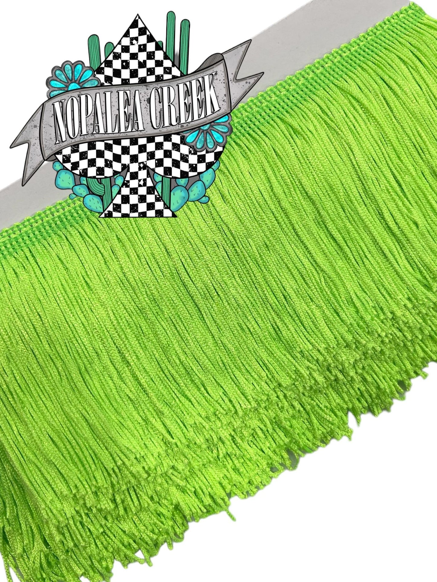 Neon Green 4" Fringe