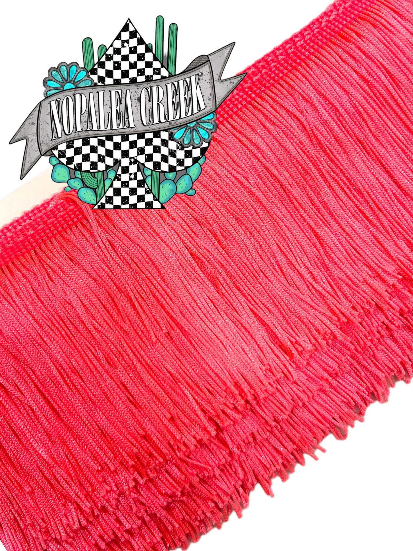 Flamingo Pink 4" Fringe