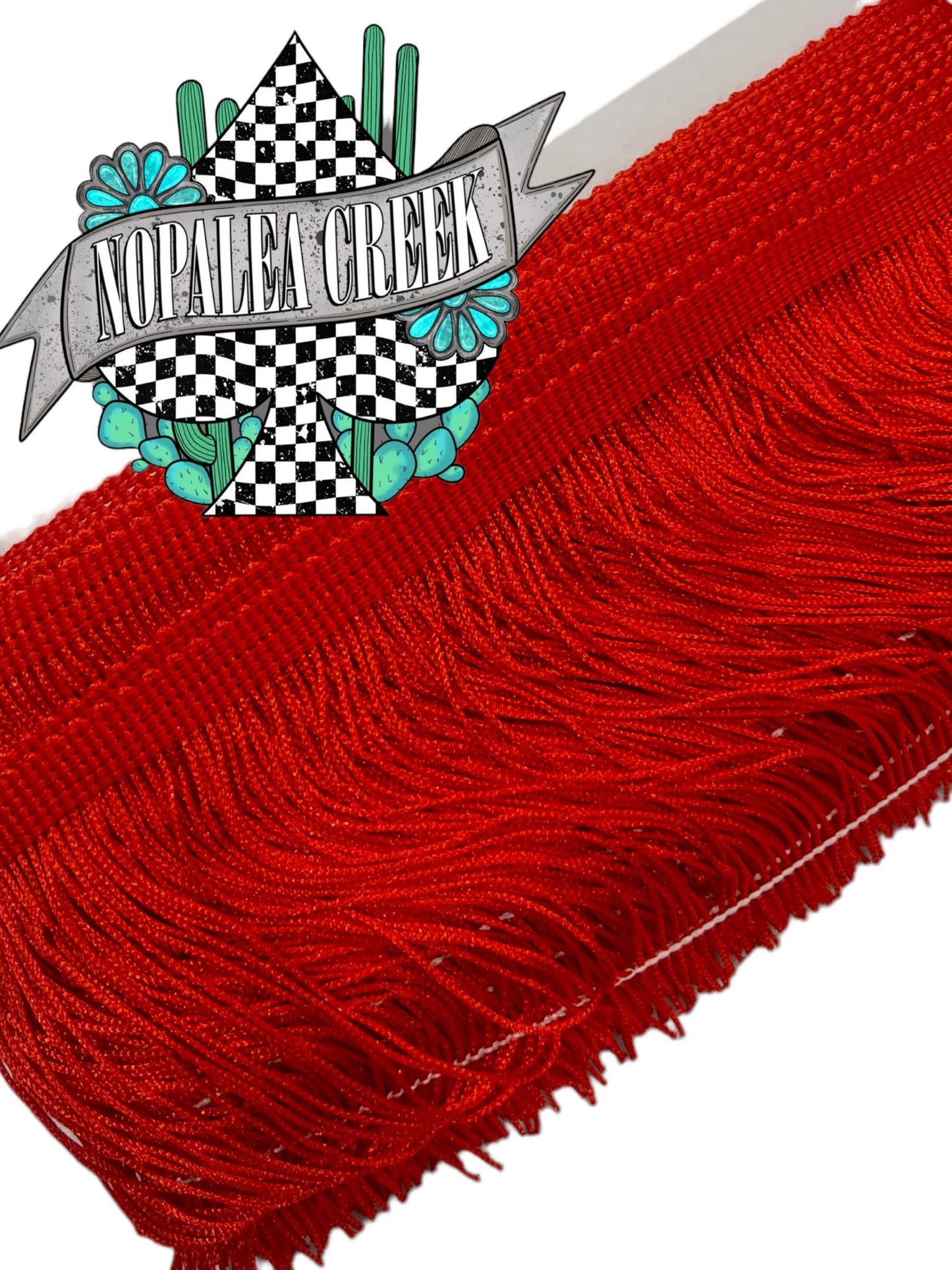 Red 4" Fringe