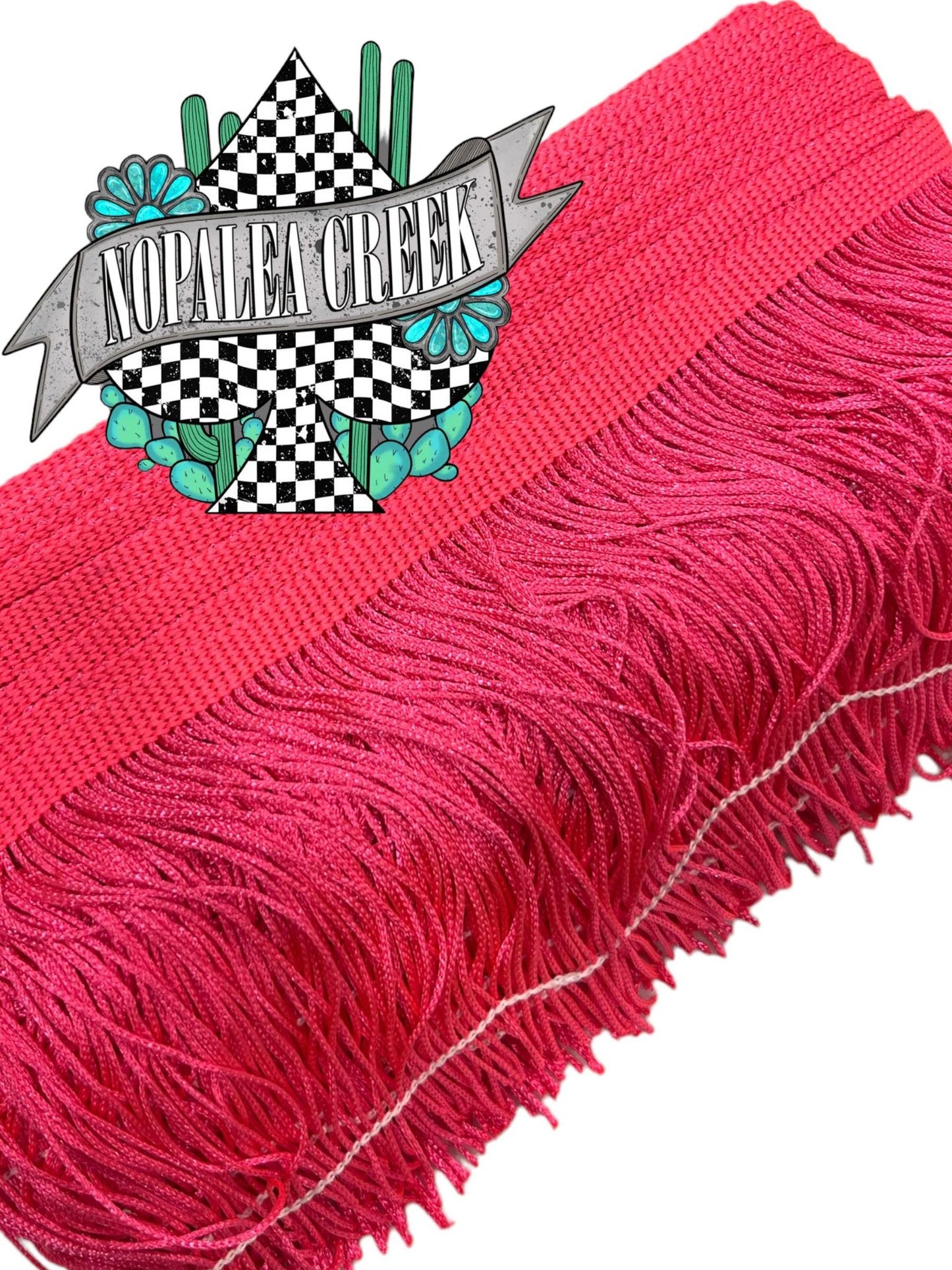 Hot Pink 4" Fringe