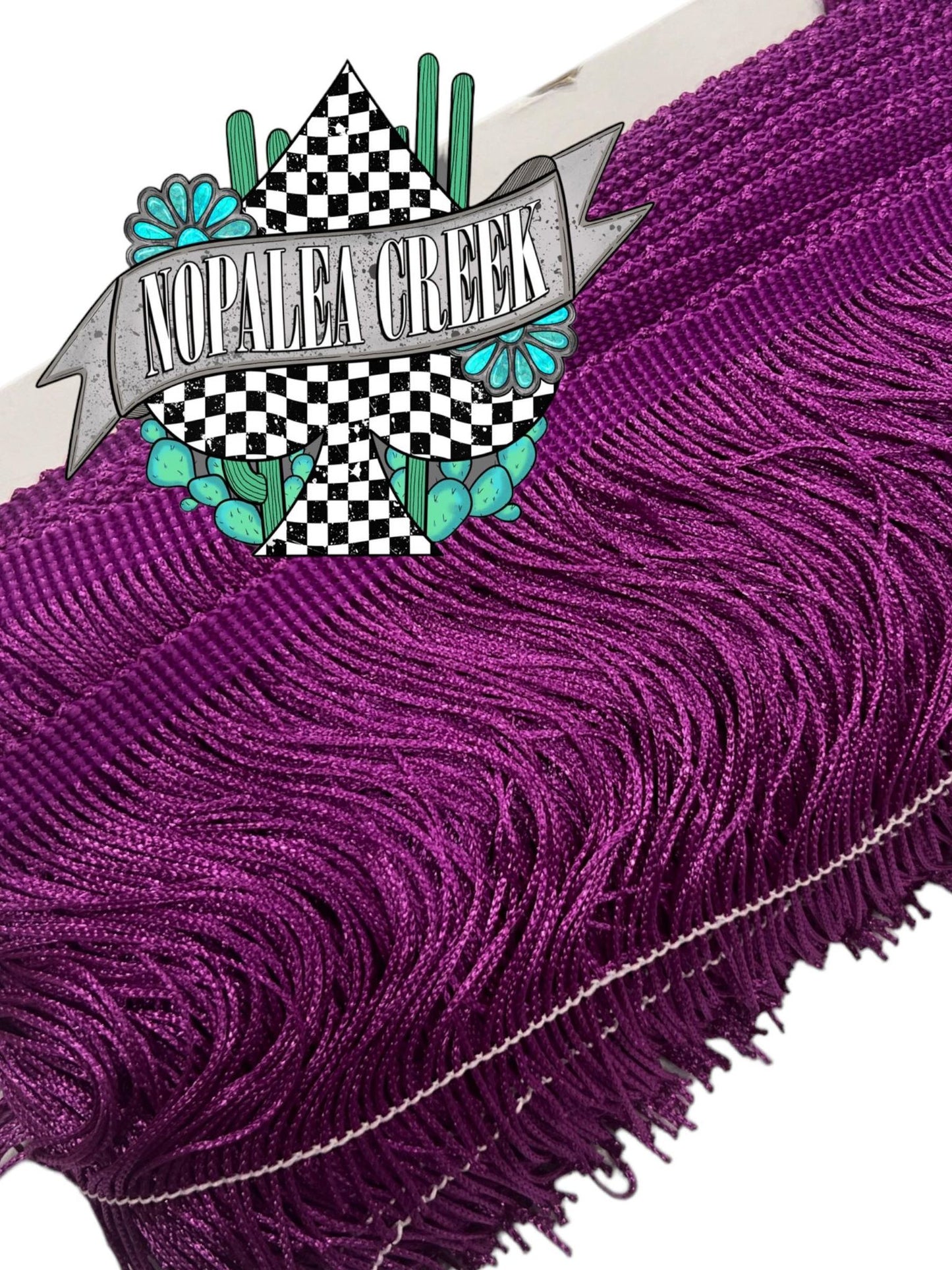 Plum Purple 4" Fringe