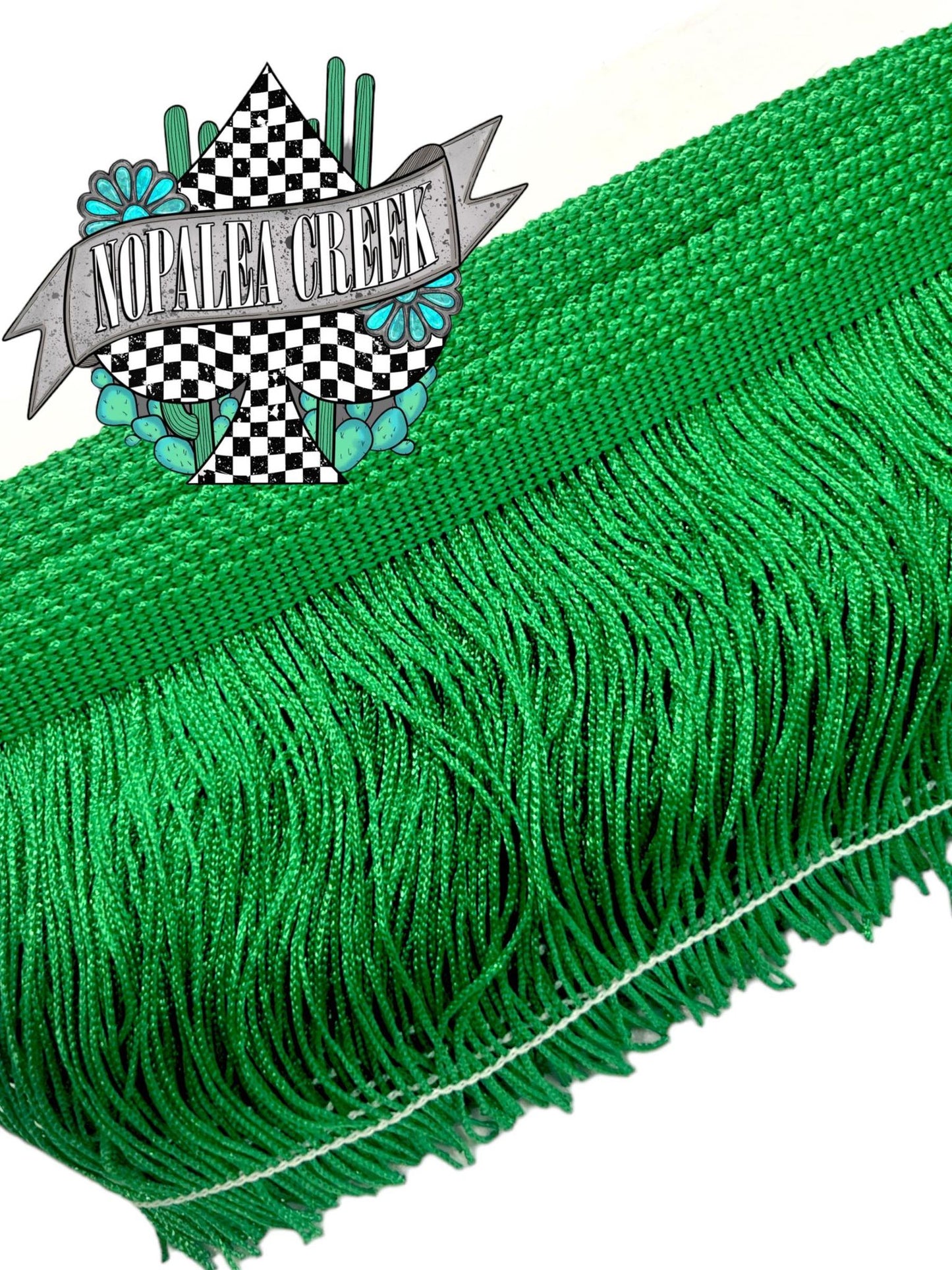 Emerald Green 4" Fringe