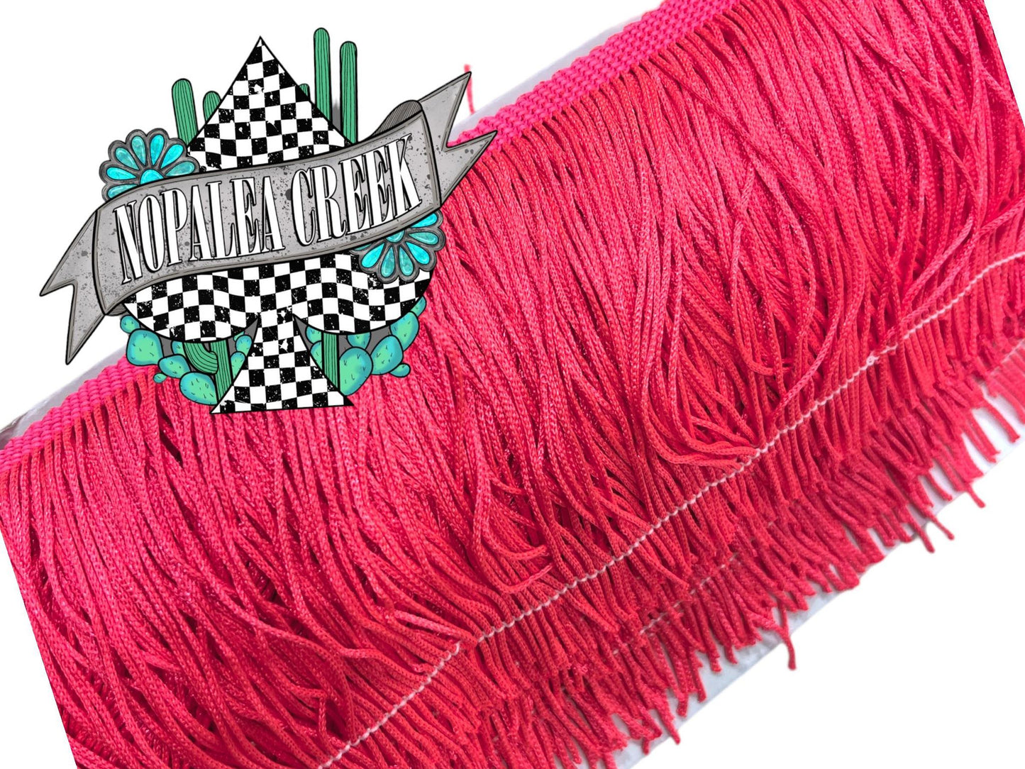 Coral Pink 4" Fringe