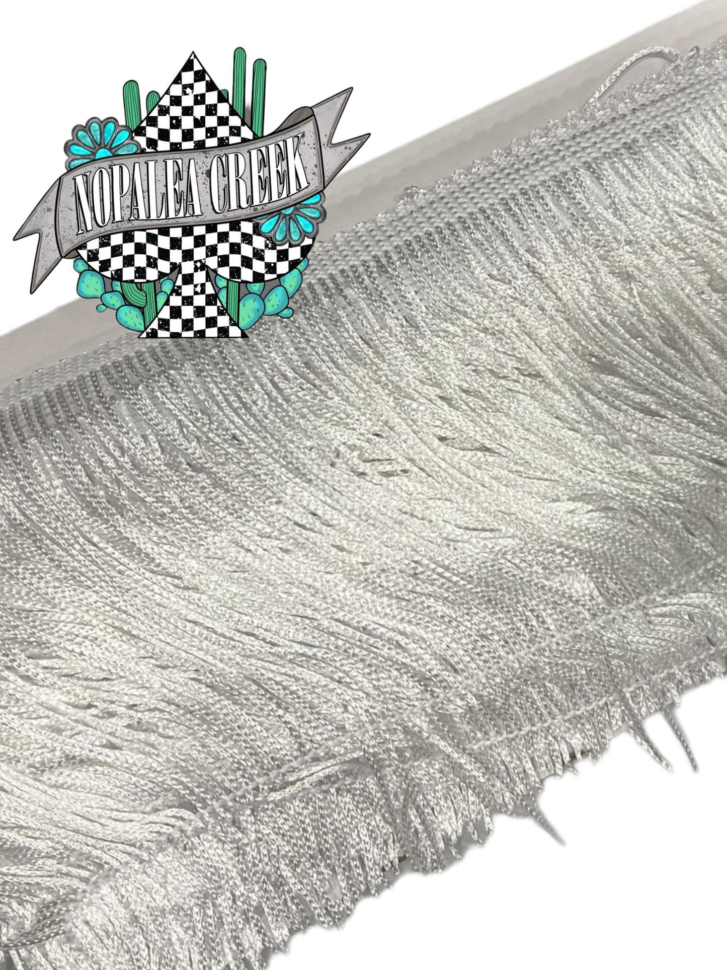White 4" Fringe
