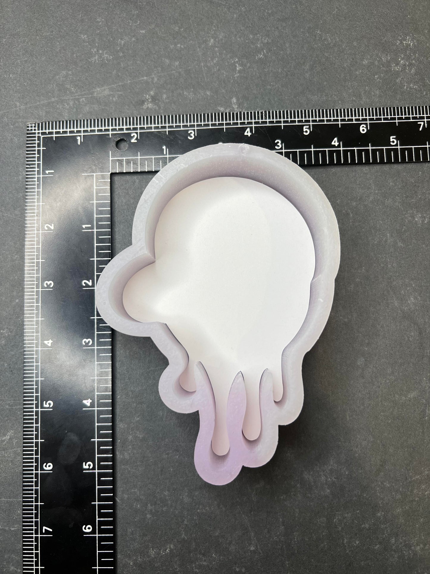 Baseball Drip Cardstock Silicone Mold