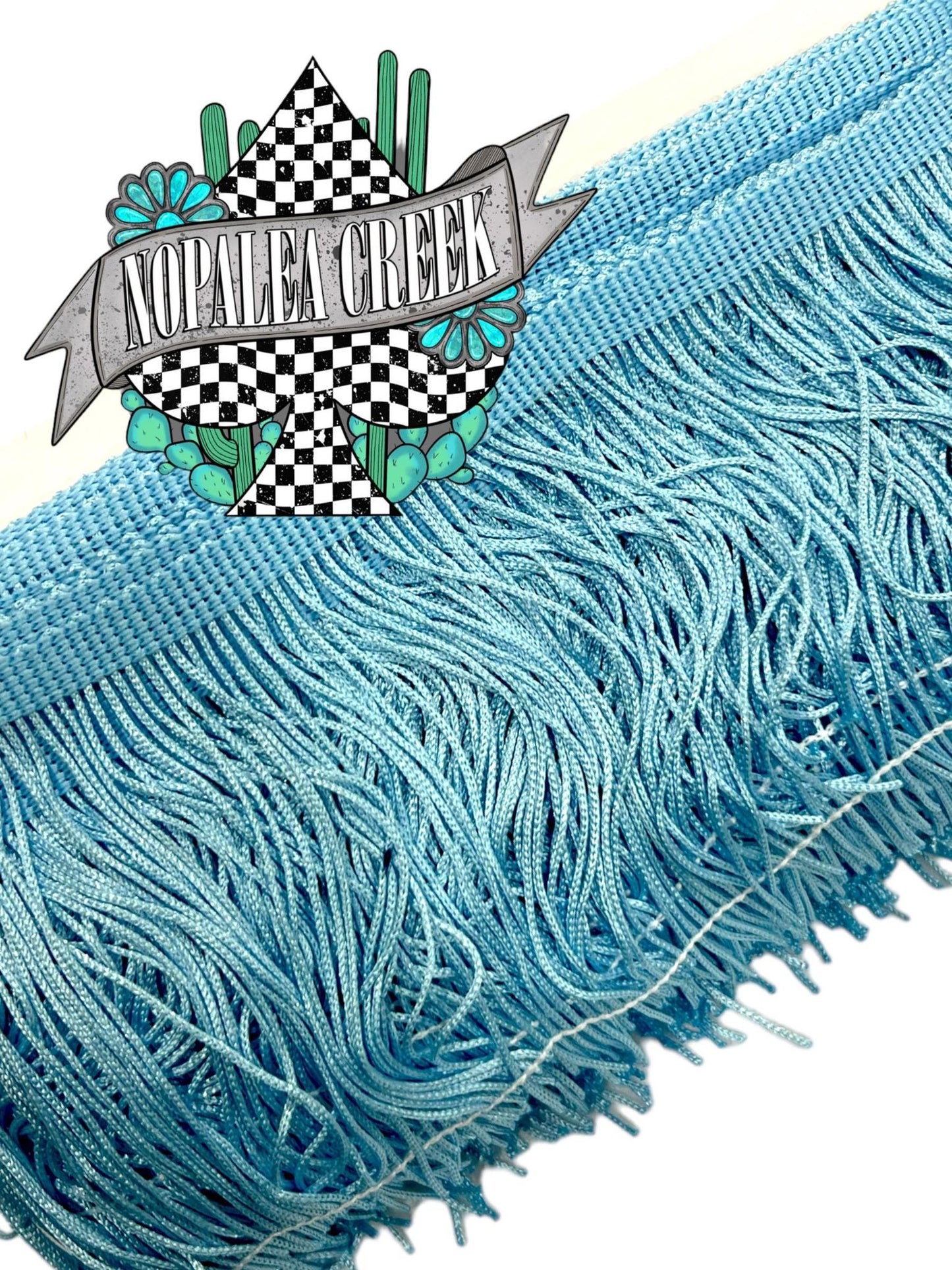 Sky Blue 4" Fringe