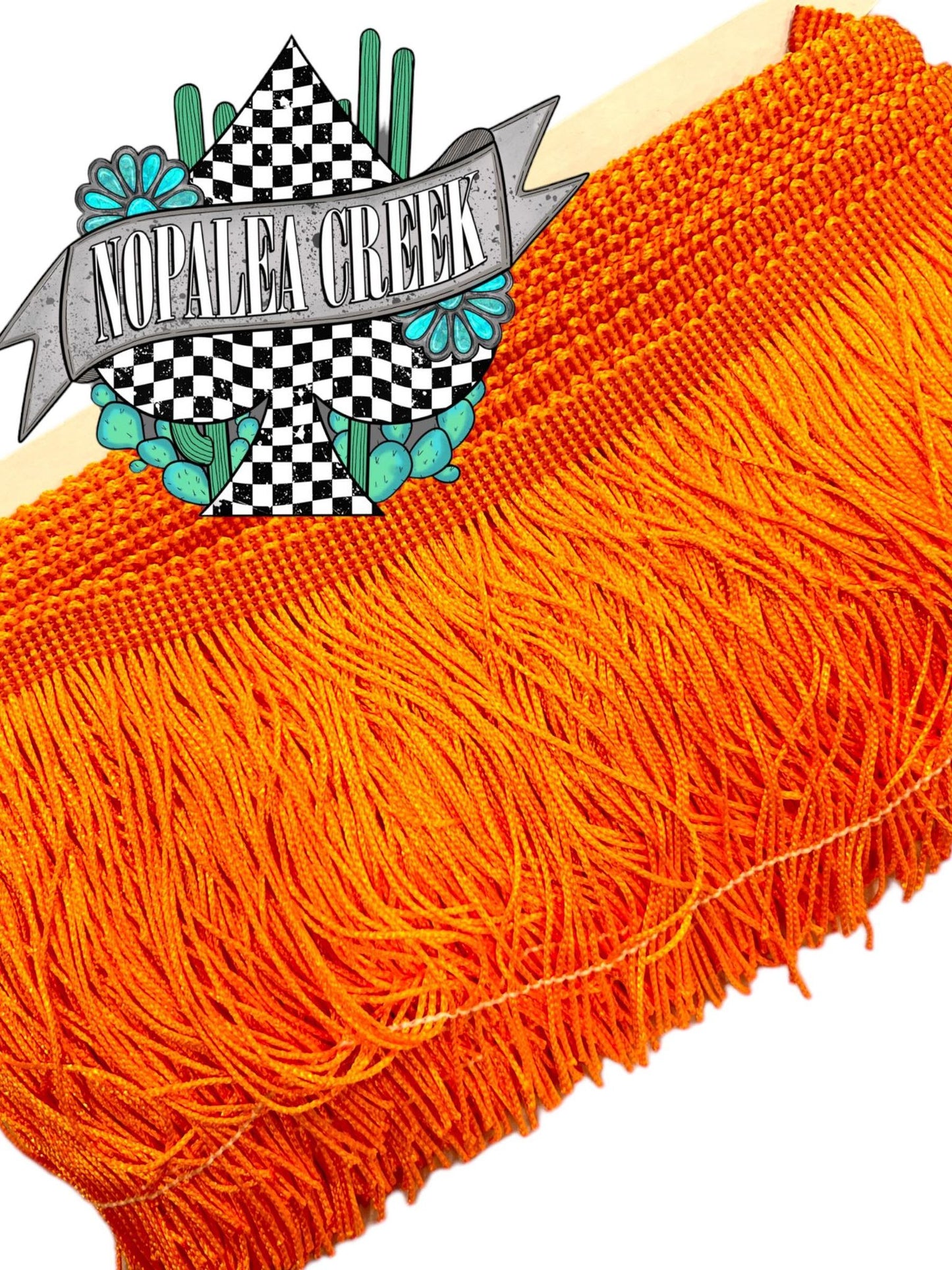 Bright Orange 4" Fringe