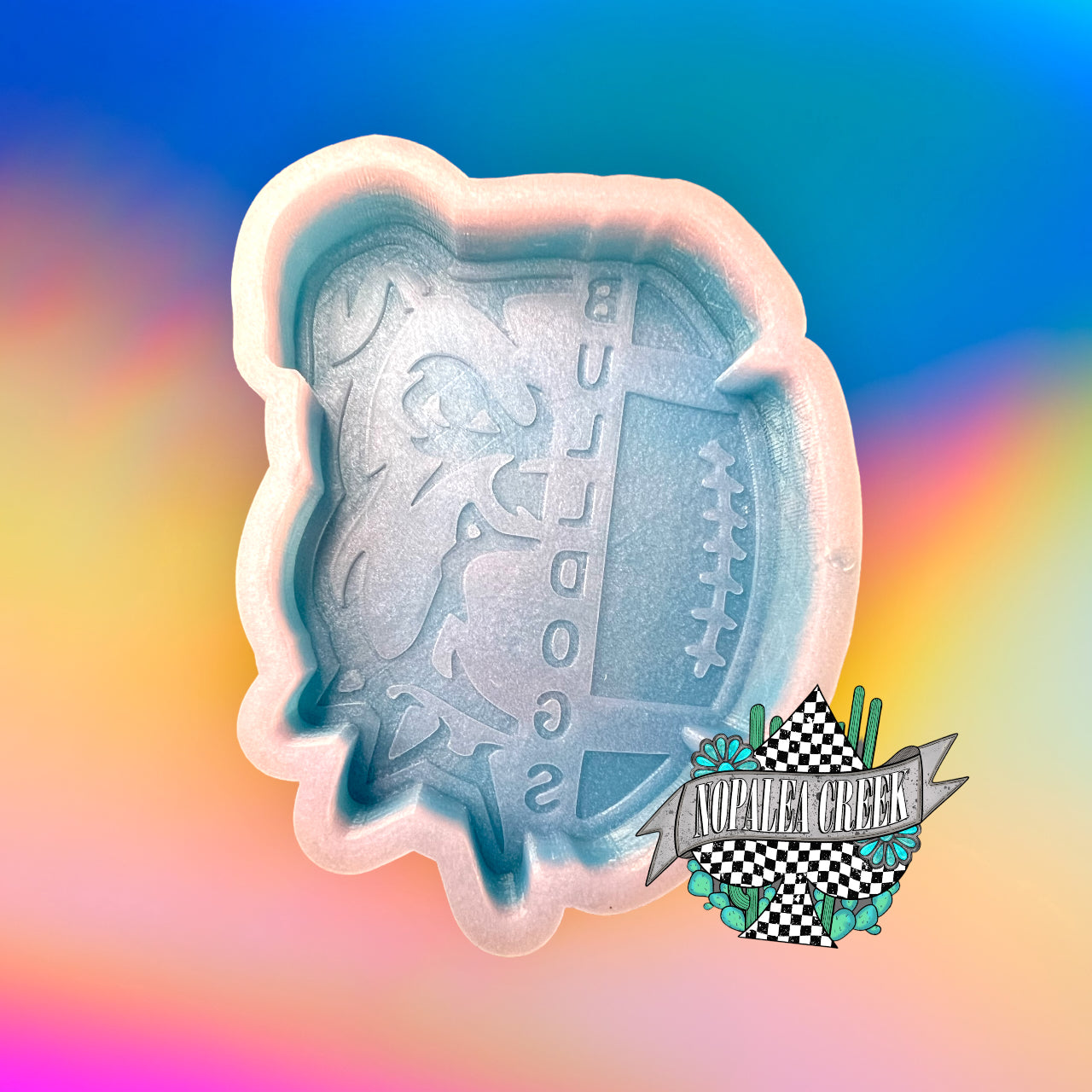 Bulldog Football Silicone Mold