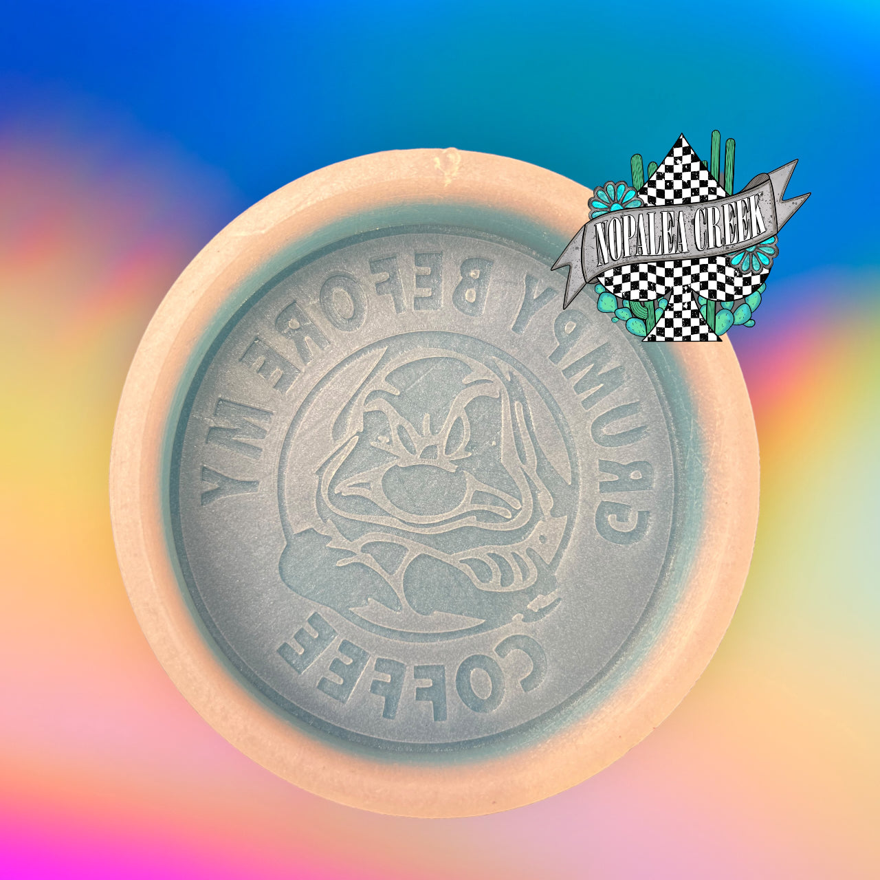 Grumpy Before Coffee Silicone Mold