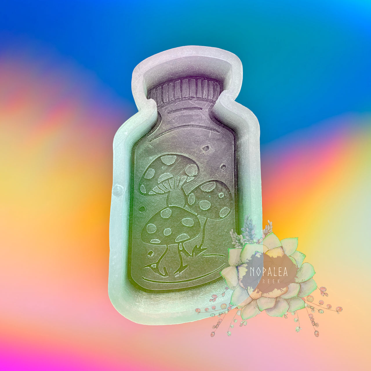 Bottled Schrooms Silicone Mold