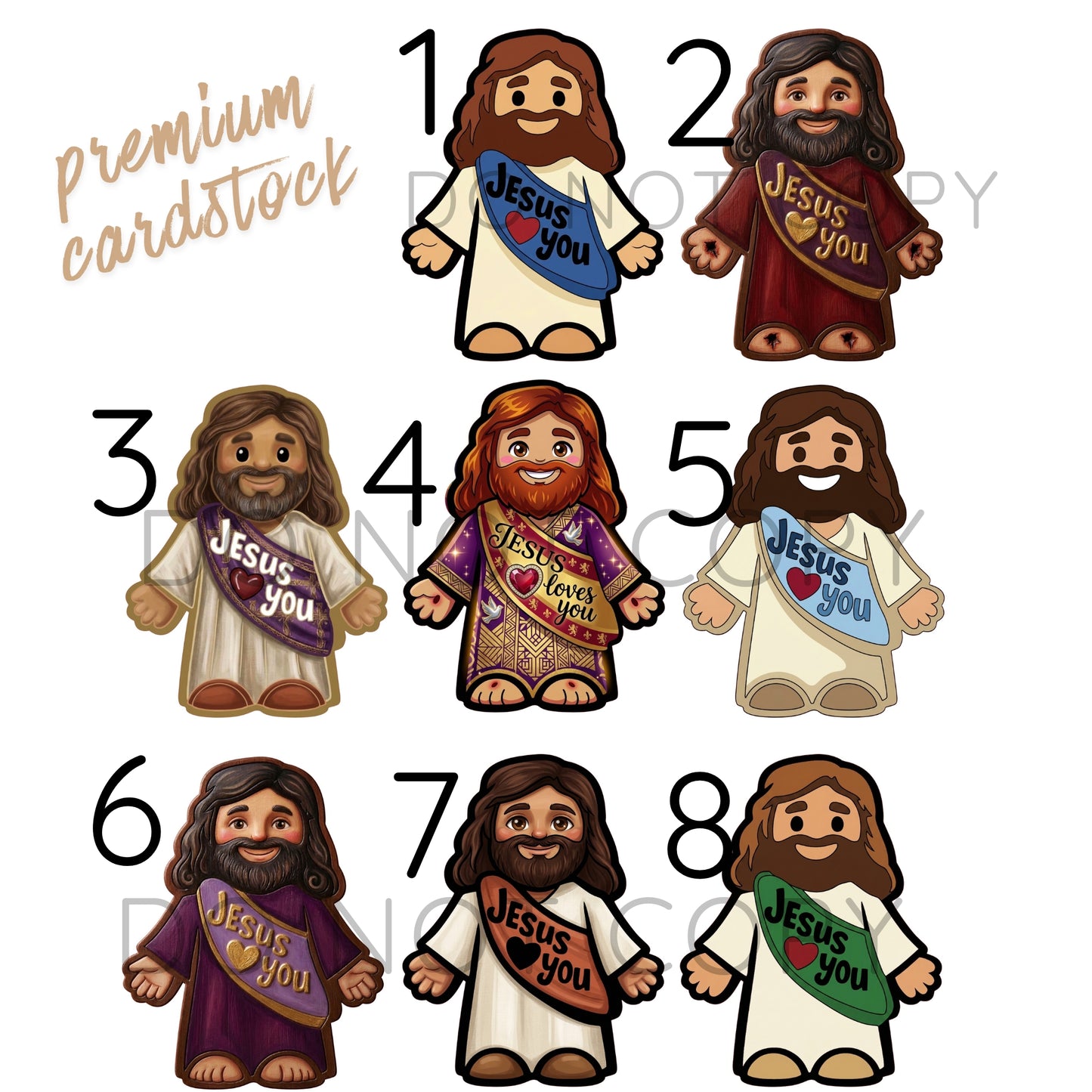 Jesus Loves You Cardstock