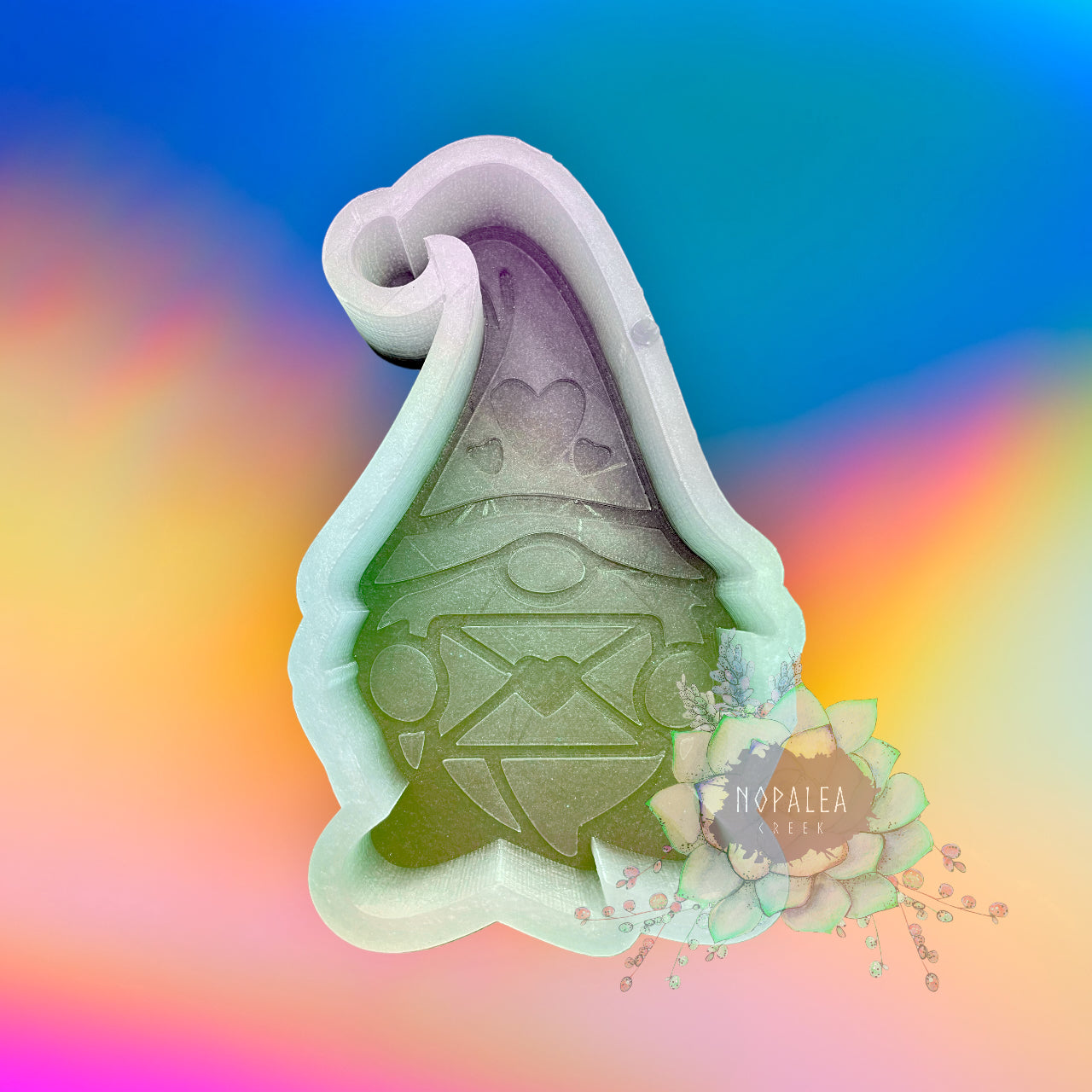 Letter Gnome Silicone Mold