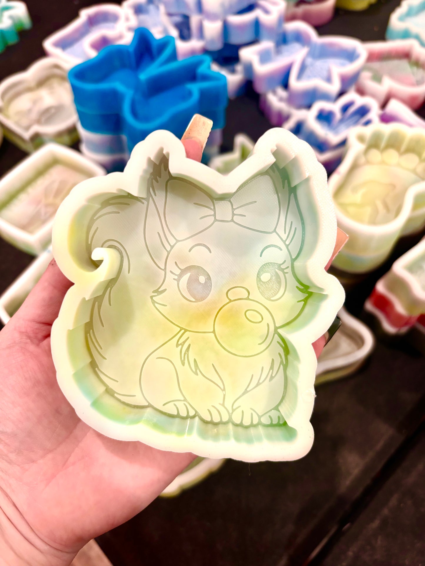 Bubbles the Squirrel Silicone Mold