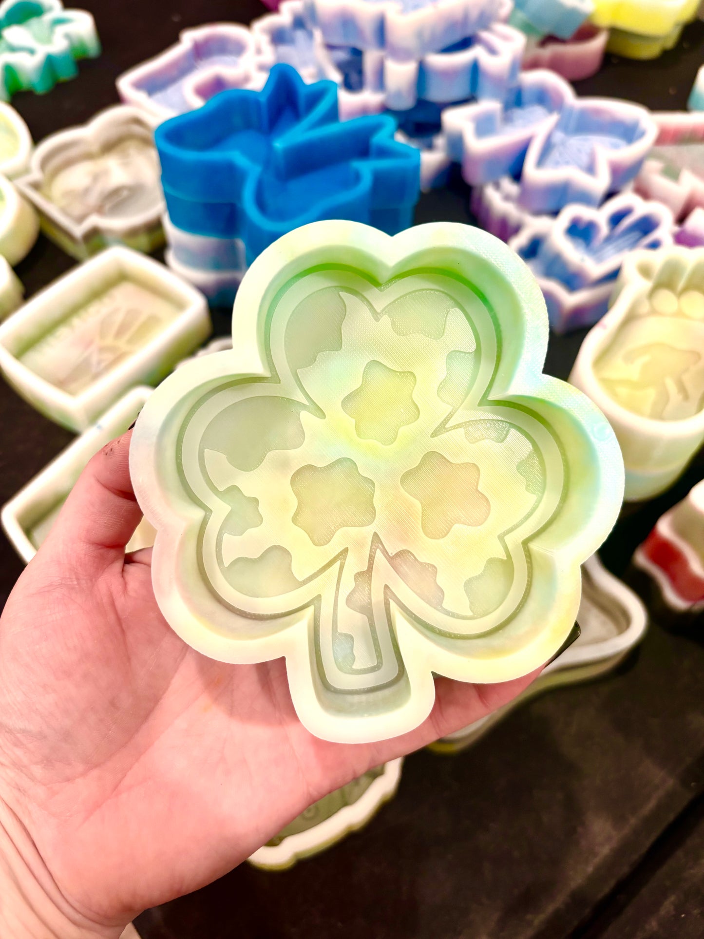 Lucky Cow Shamrock Silicone Mold