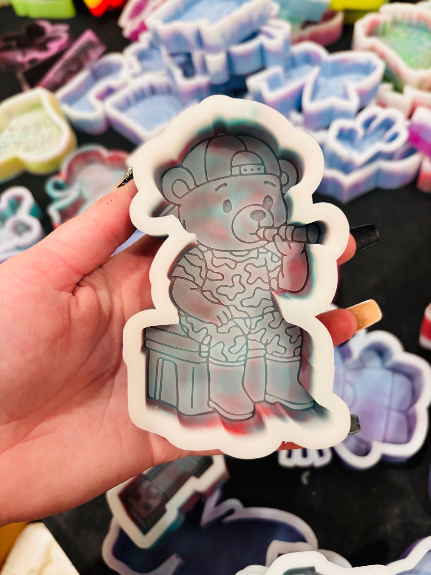 Duck Call Camo Cutie Silicone Mold