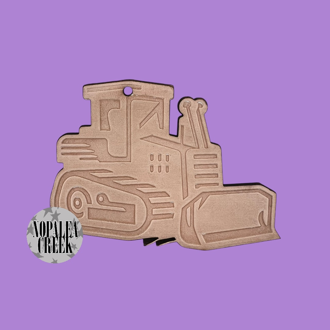 Bulldozer Leather Charms (SET OF 4)
