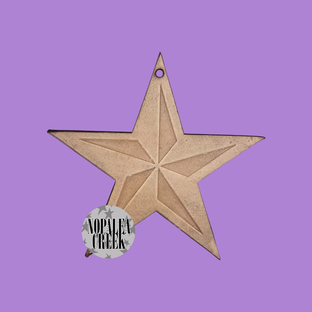 Texas Star Leather Charms (SET OF 4)