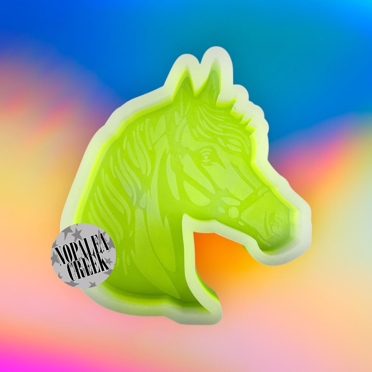 Haltered Horse Head Silicone Mold