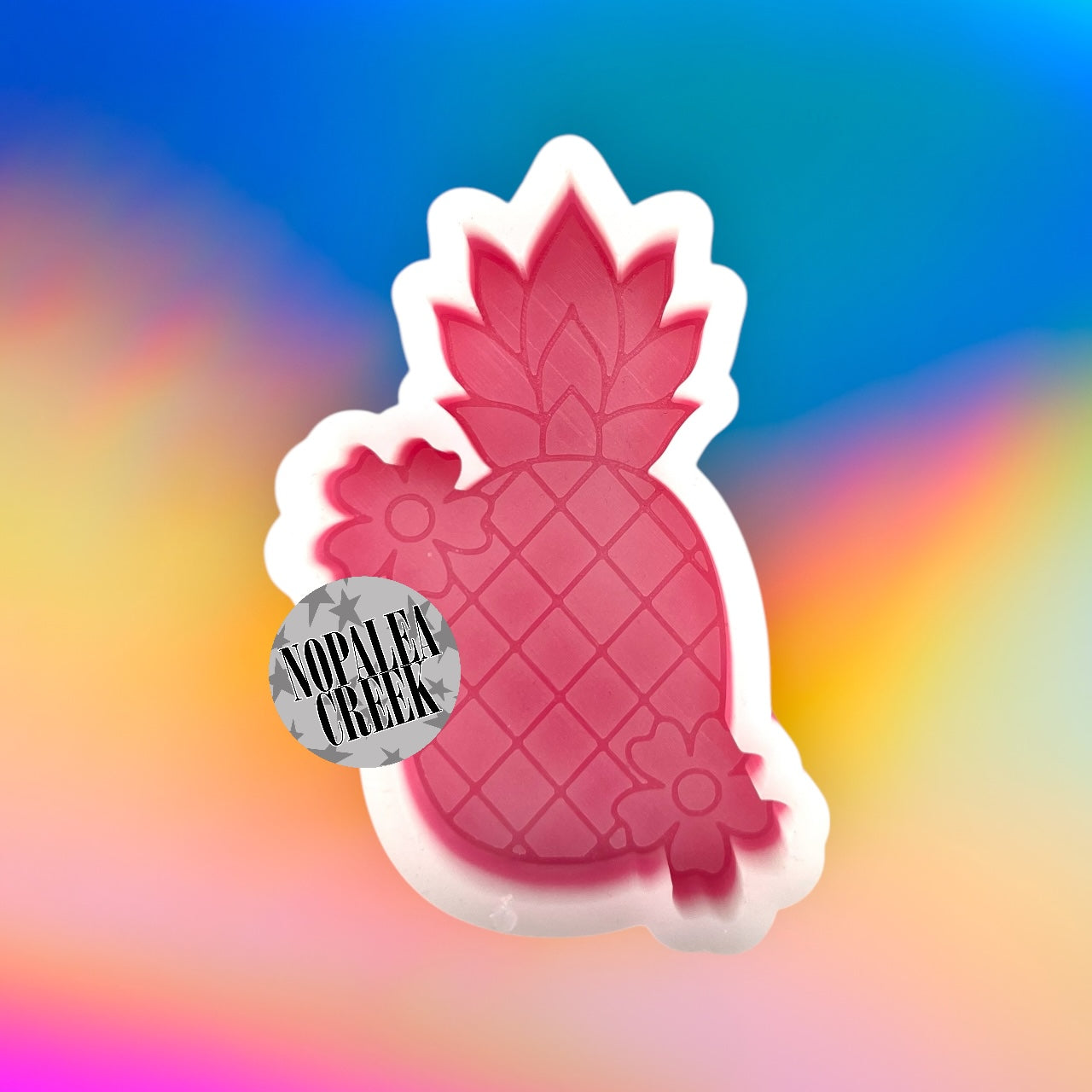 Floral Pineapple Silicone Mold