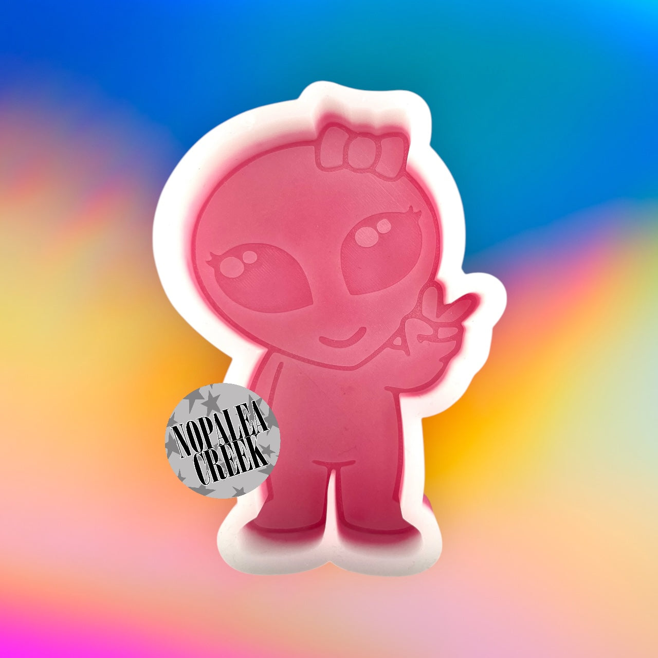 Bow & Peace Alien Silicone Mold