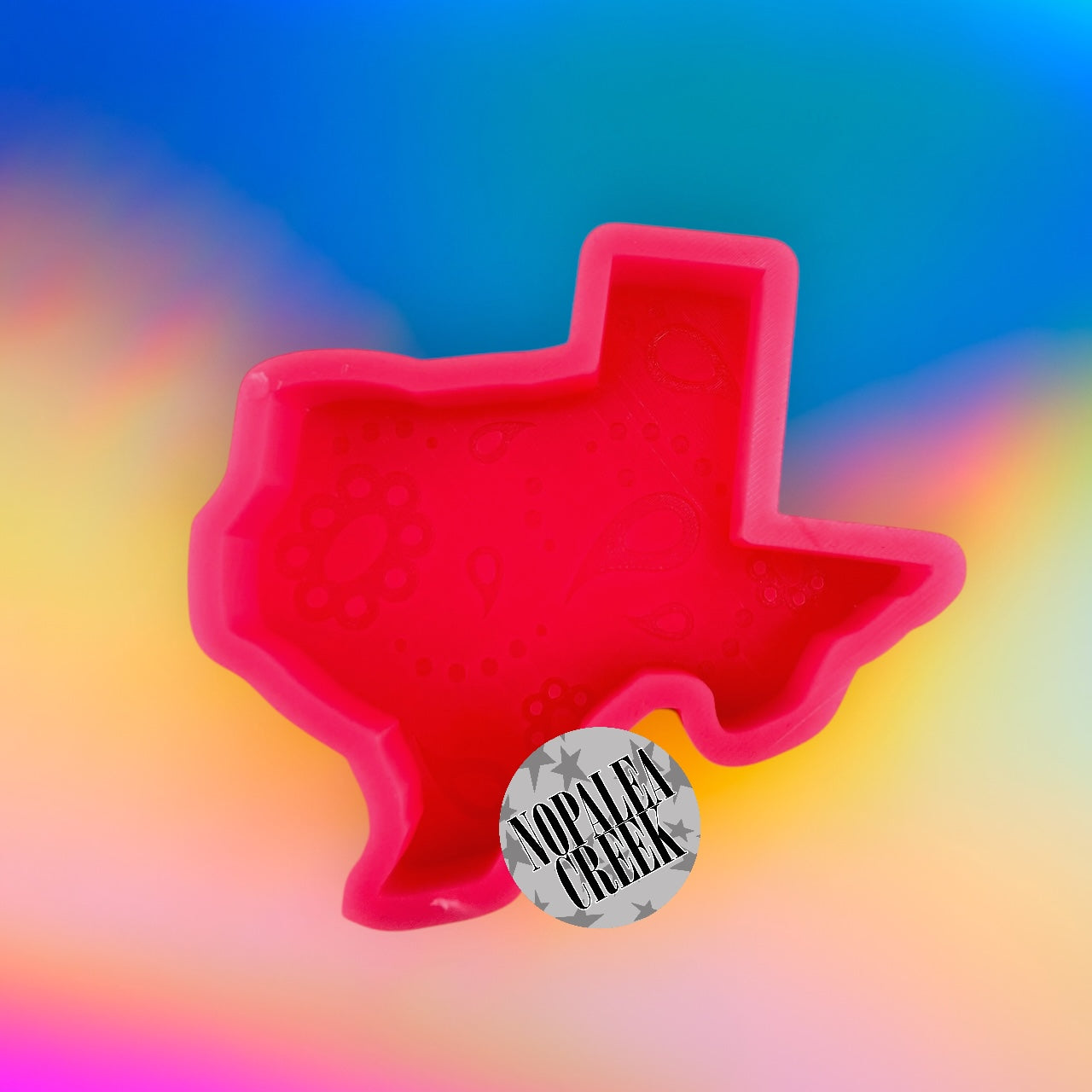 Paisley Texas Concho Silicone Mold