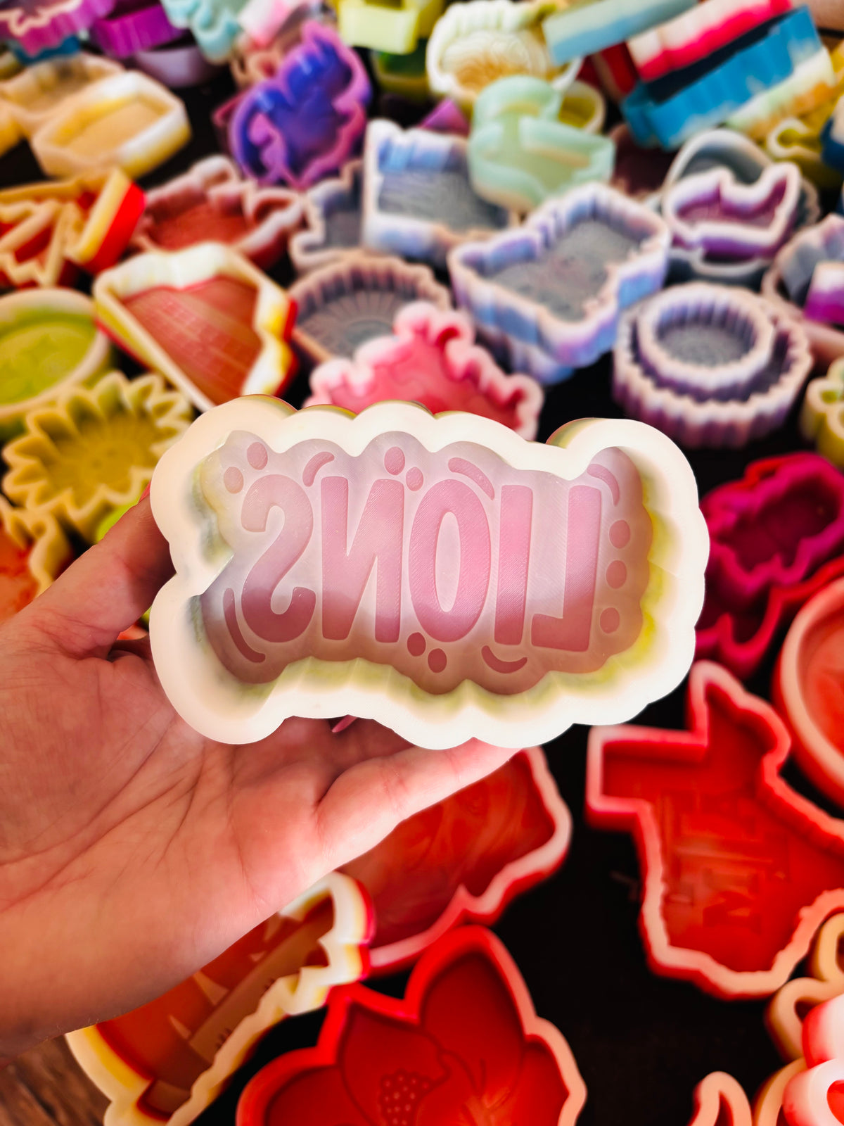 Retro Lions Silicone Mold