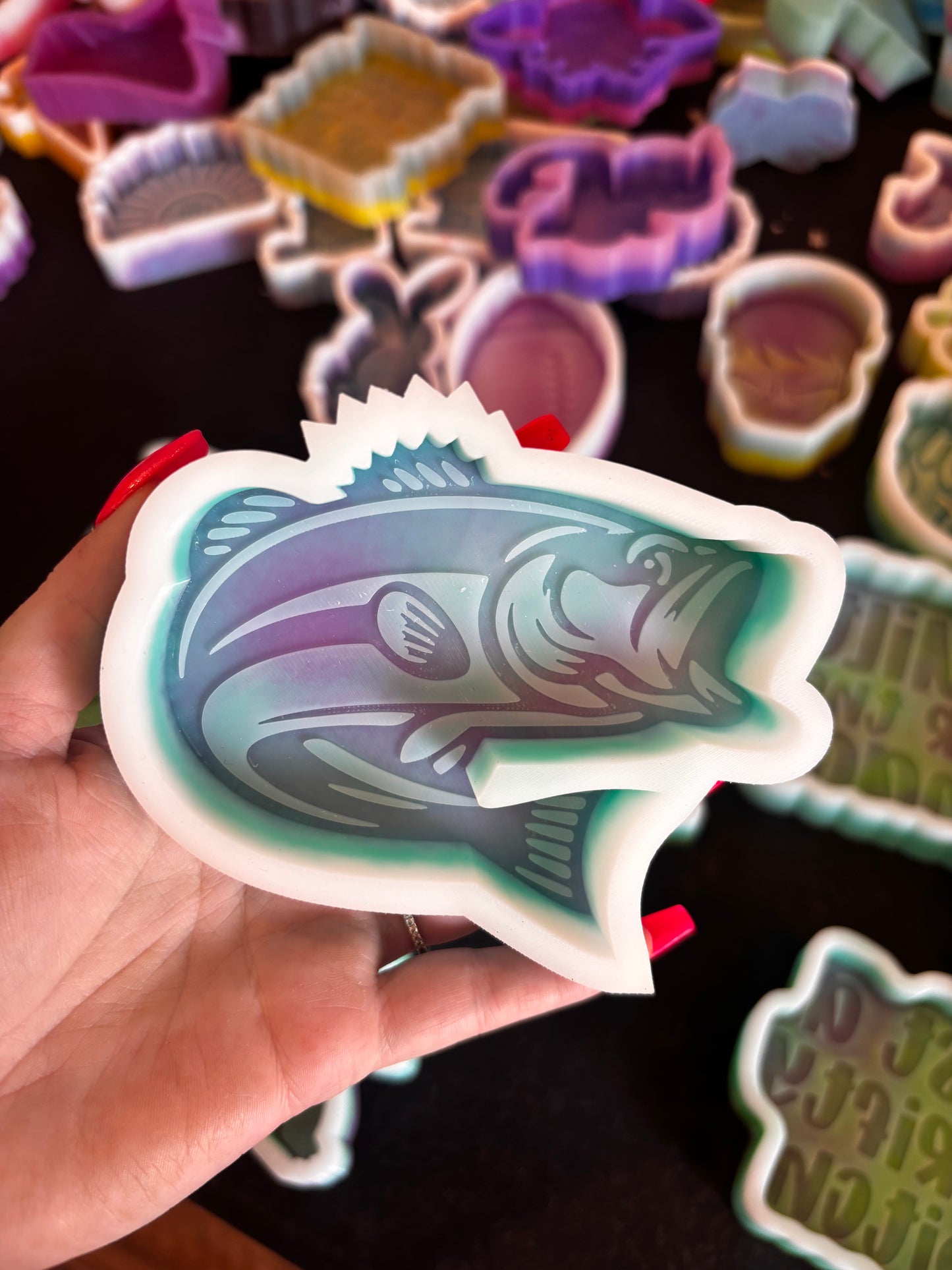 Bass Fish Silicone Mold